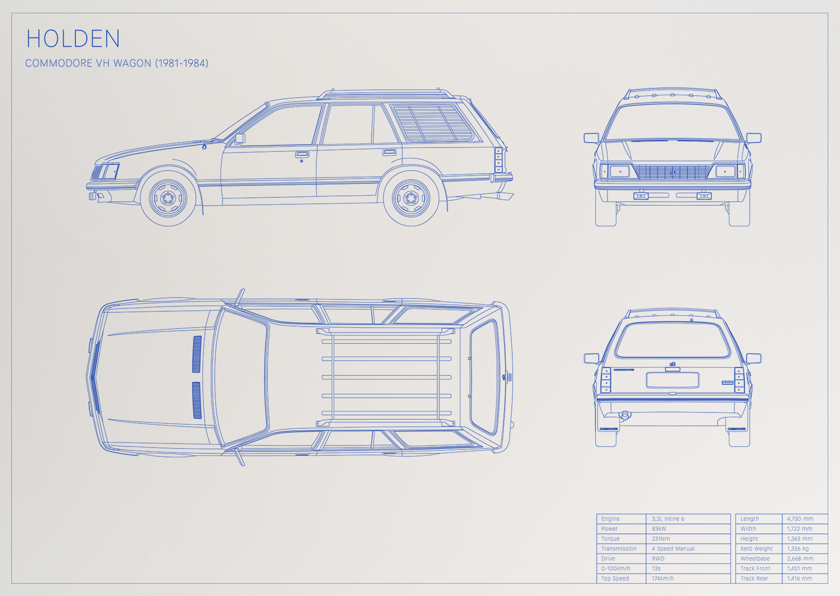 Holden Commodore VH Wagon (1981 - 1984)