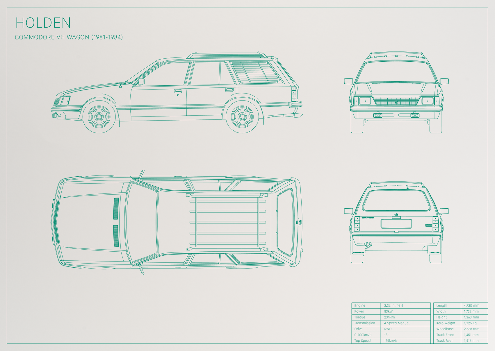 Holden Commodore VH Wagon (1981 - 1984)