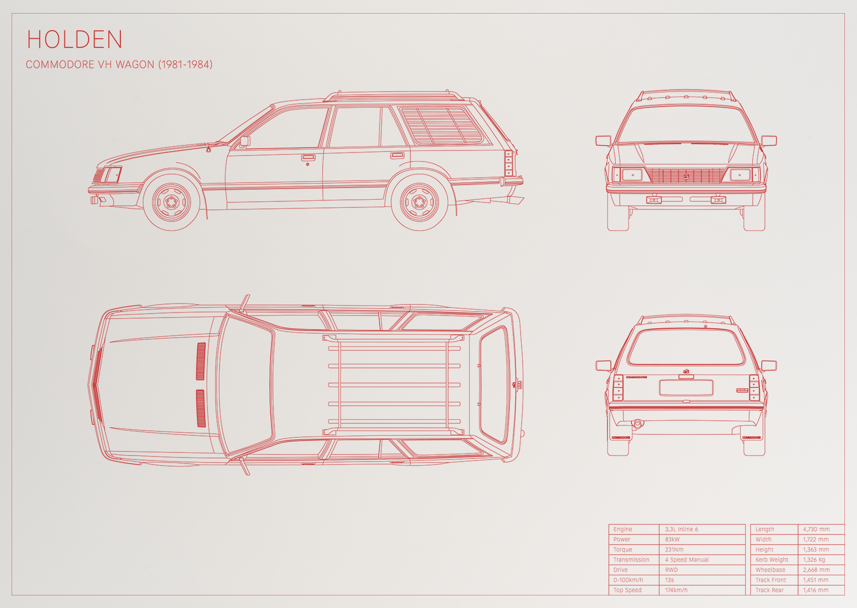 Holden Commodore VH Wagon (1981 - 1984)