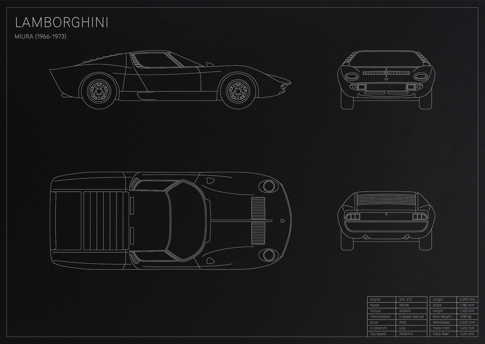 Lamborghini Miura (1966 - 1973)