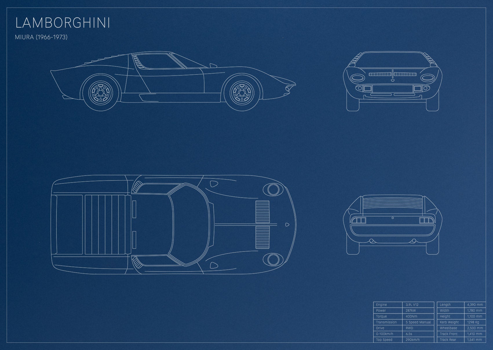 Lamborghini Miura (1966 - 1973)