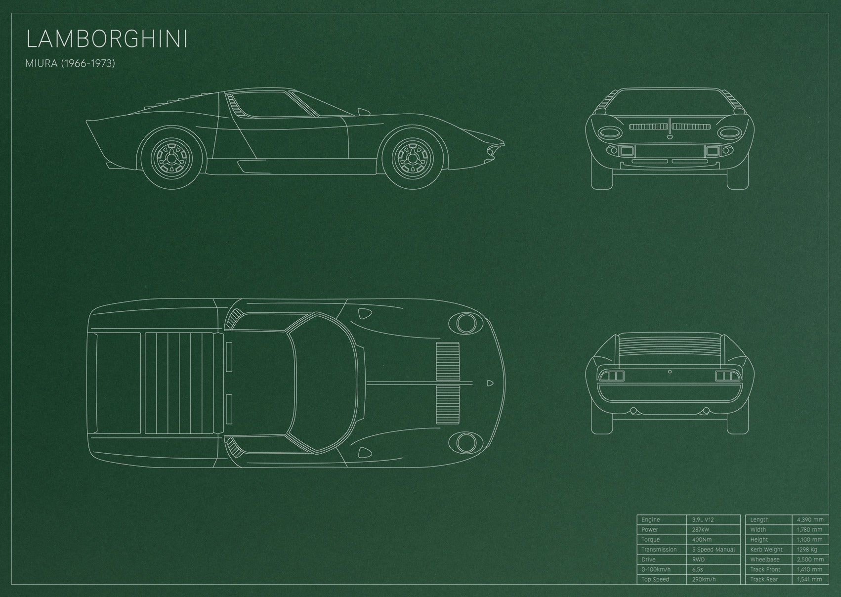 Lamborghini Miura (1966 - 1973)