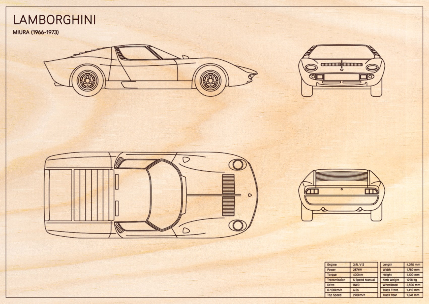 Lamborghini Miura (1966 - 1973)