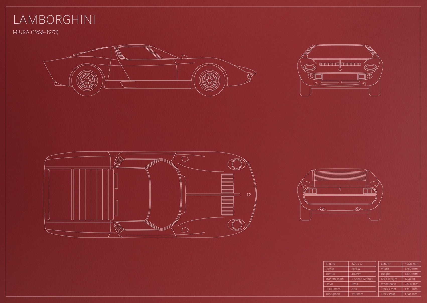 Lamborghini Miura (1966 - 1973)