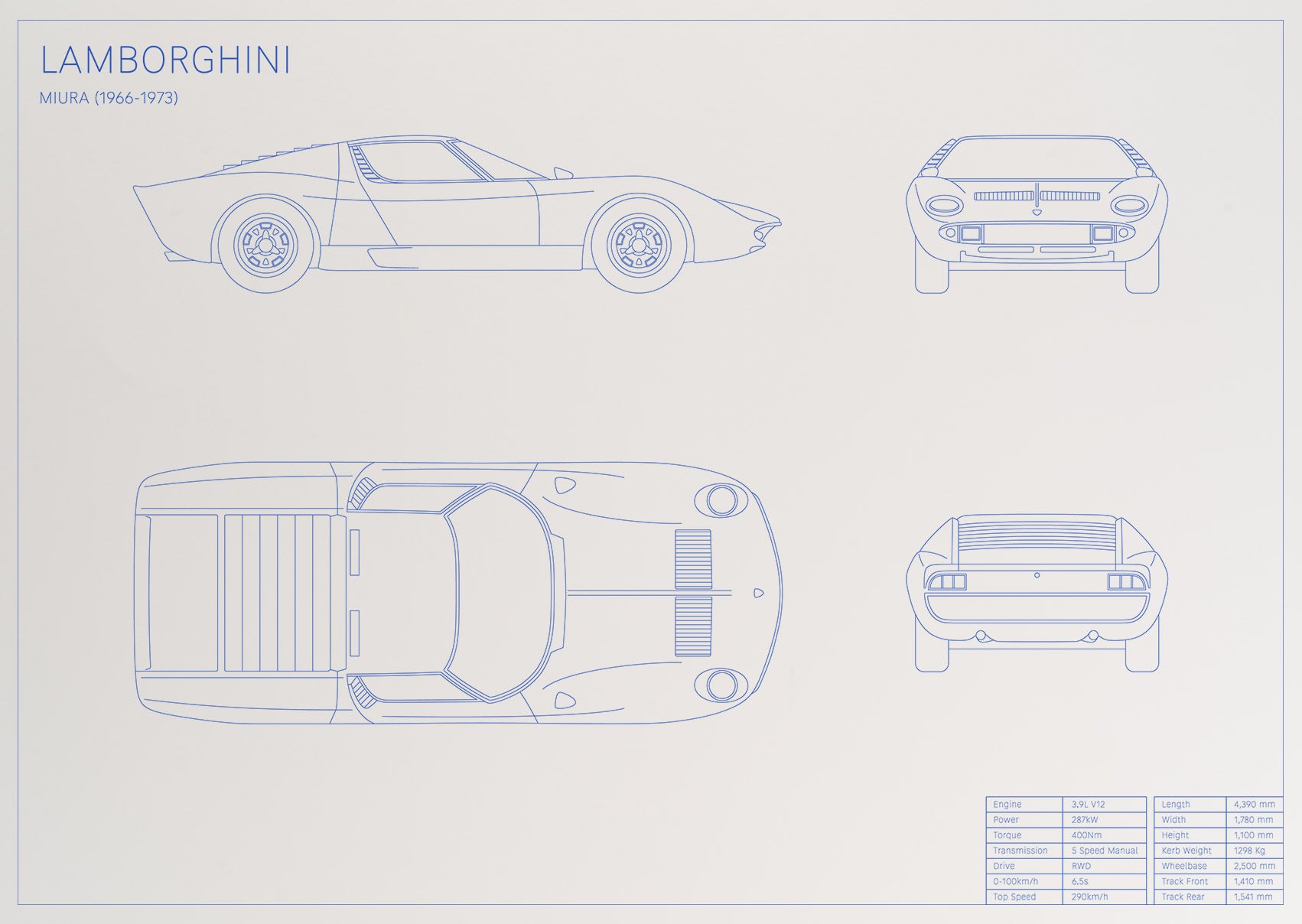 Lamborghini Miura (1966 - 1973)