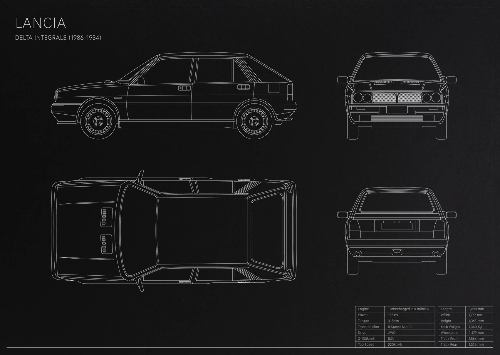 Lancia Delta Integrale (1984 - 1986)