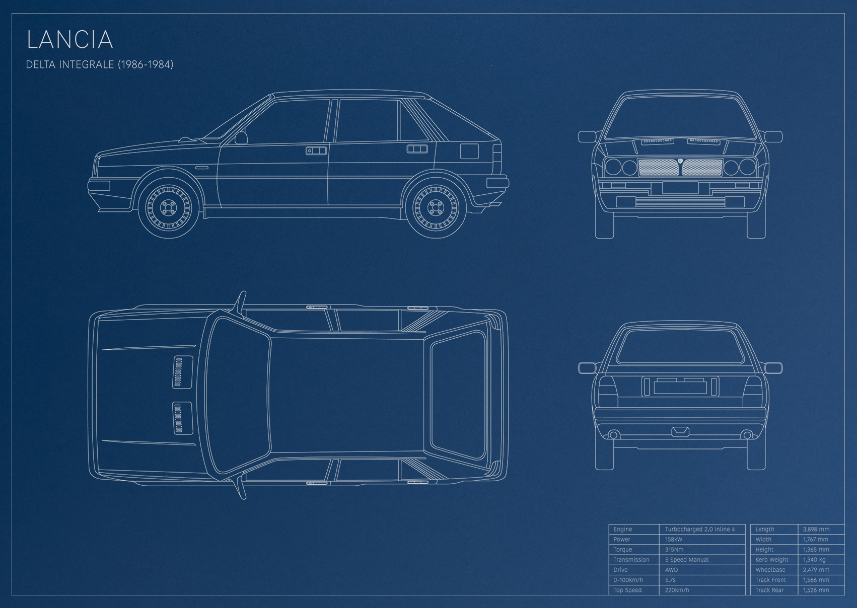 Lancia Delta Integrale (1984 - 1986)