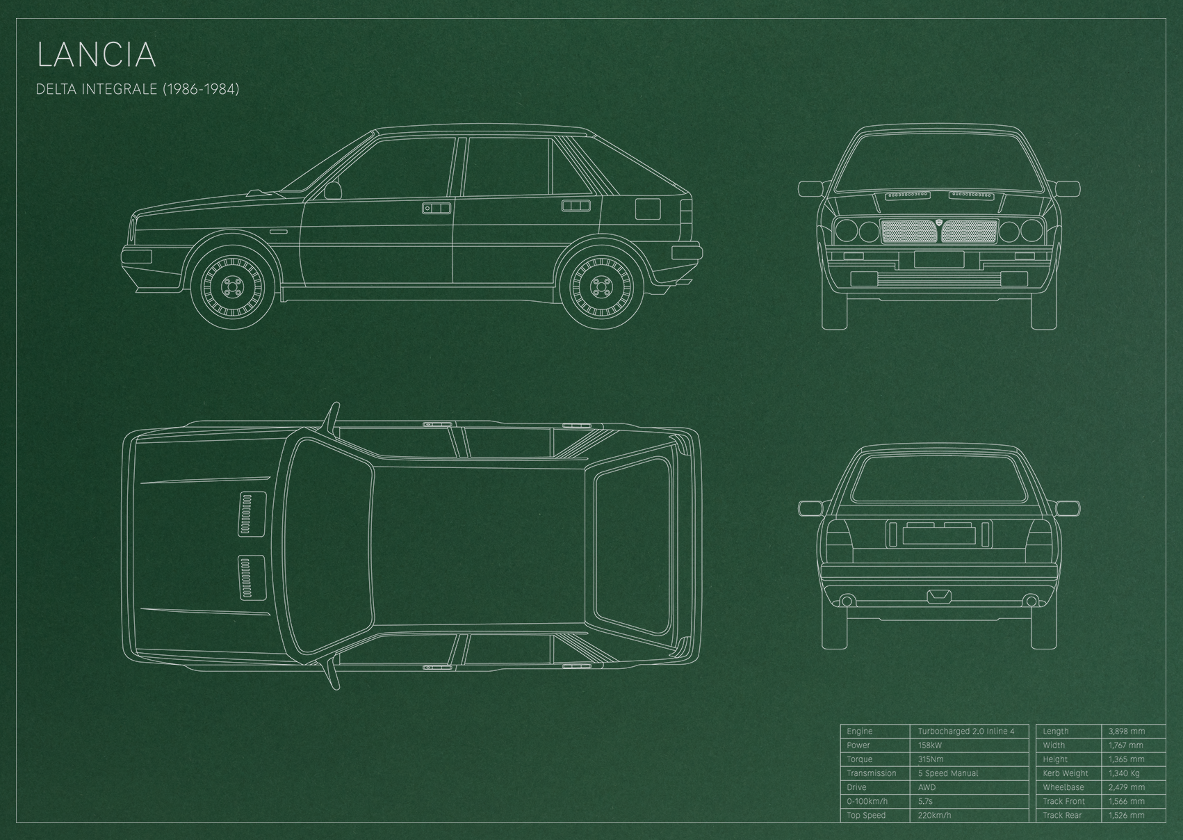 Lancia Delta Integrale (1984 - 1986)