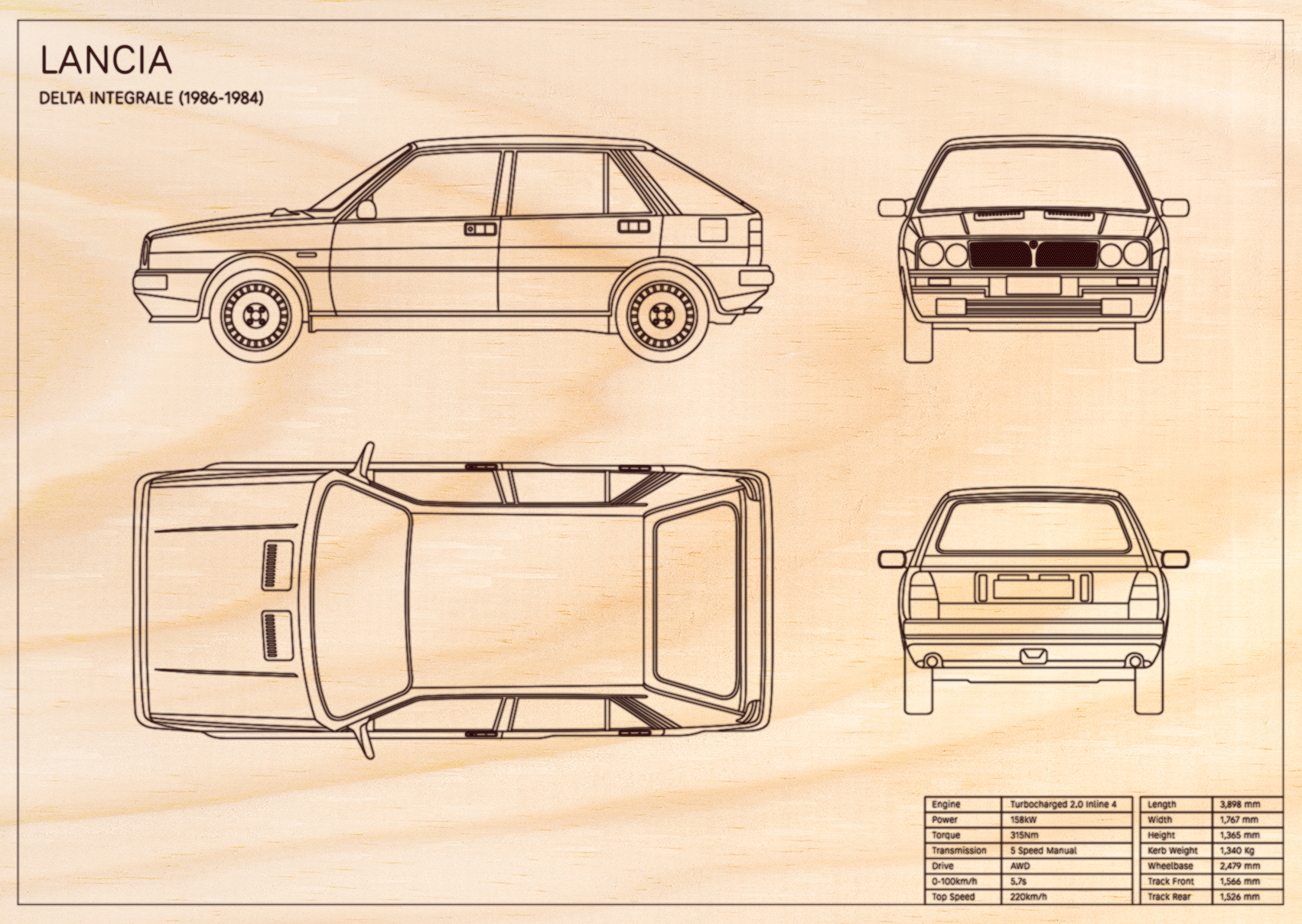 Lancia Delta Integrale (1984 - 1986)
