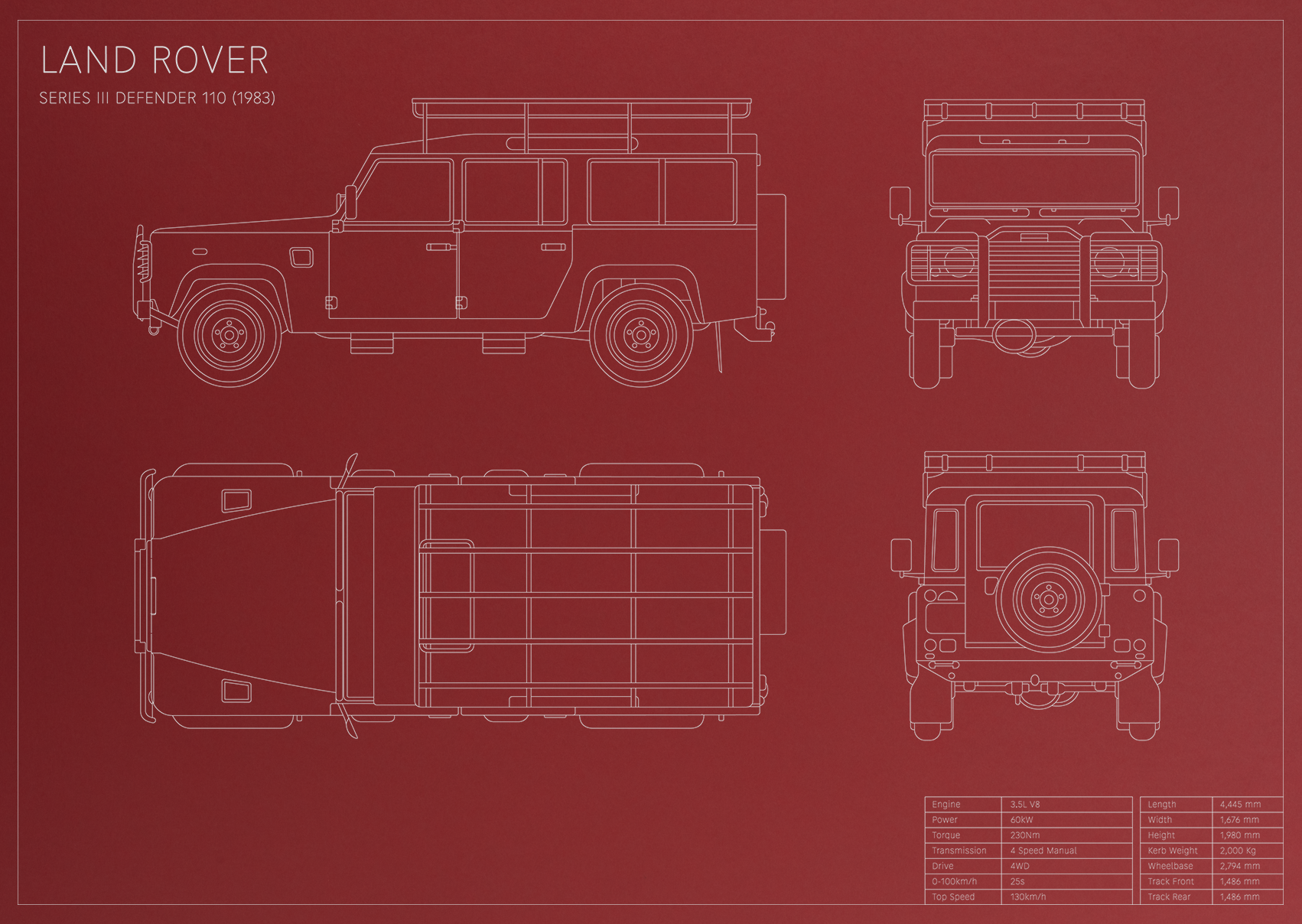 Land Rover Series III Defender 110 (1983)
