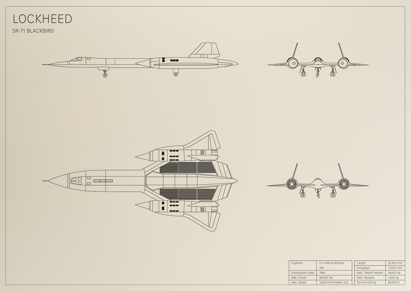 Lockheed SR-71 Blackbird