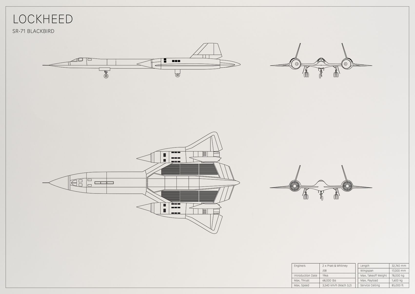 Lockheed SR-71 Blackbird