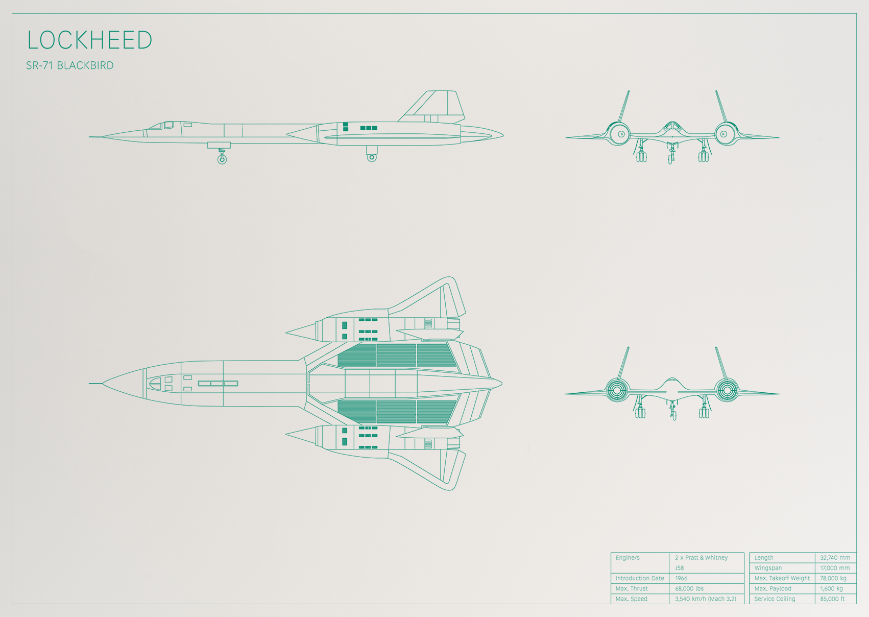 Lockheed SR-71 Blackbird