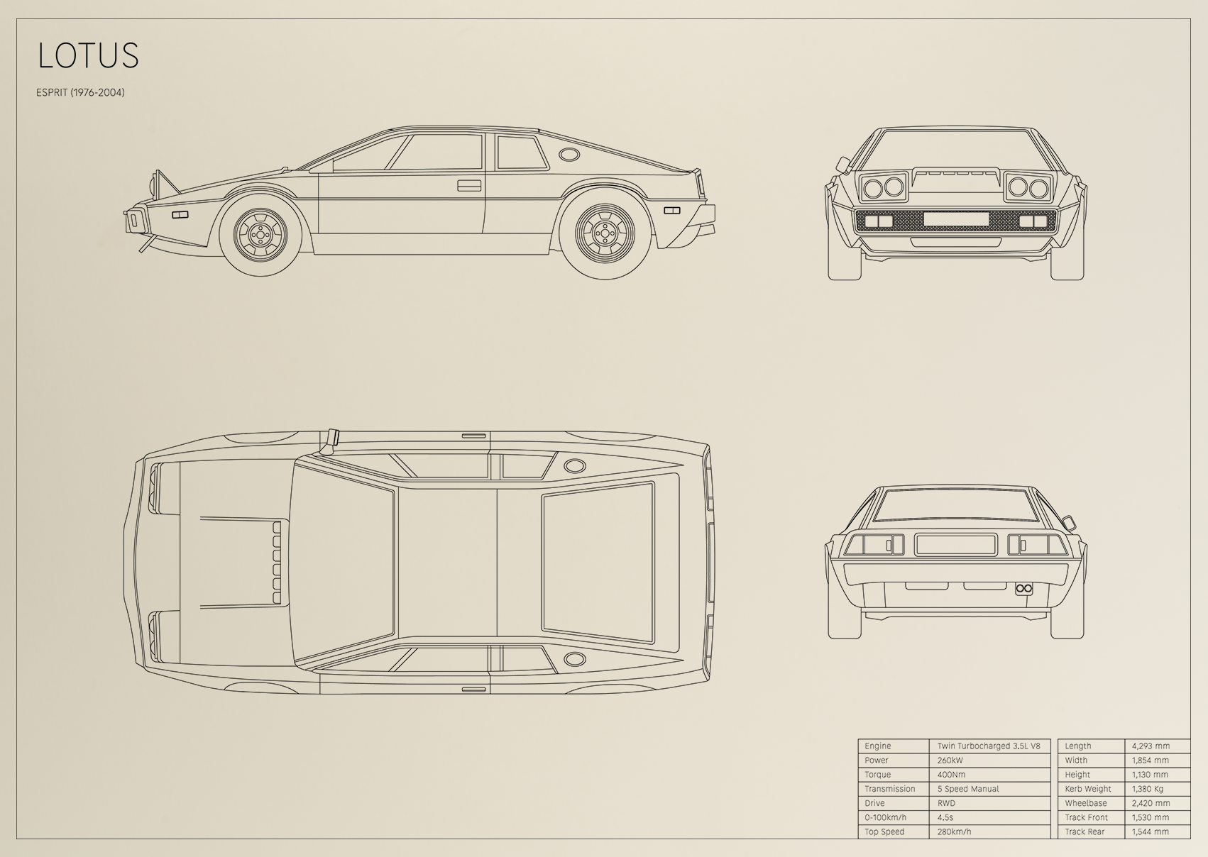 Lotus Esprit (1976 - 2004)