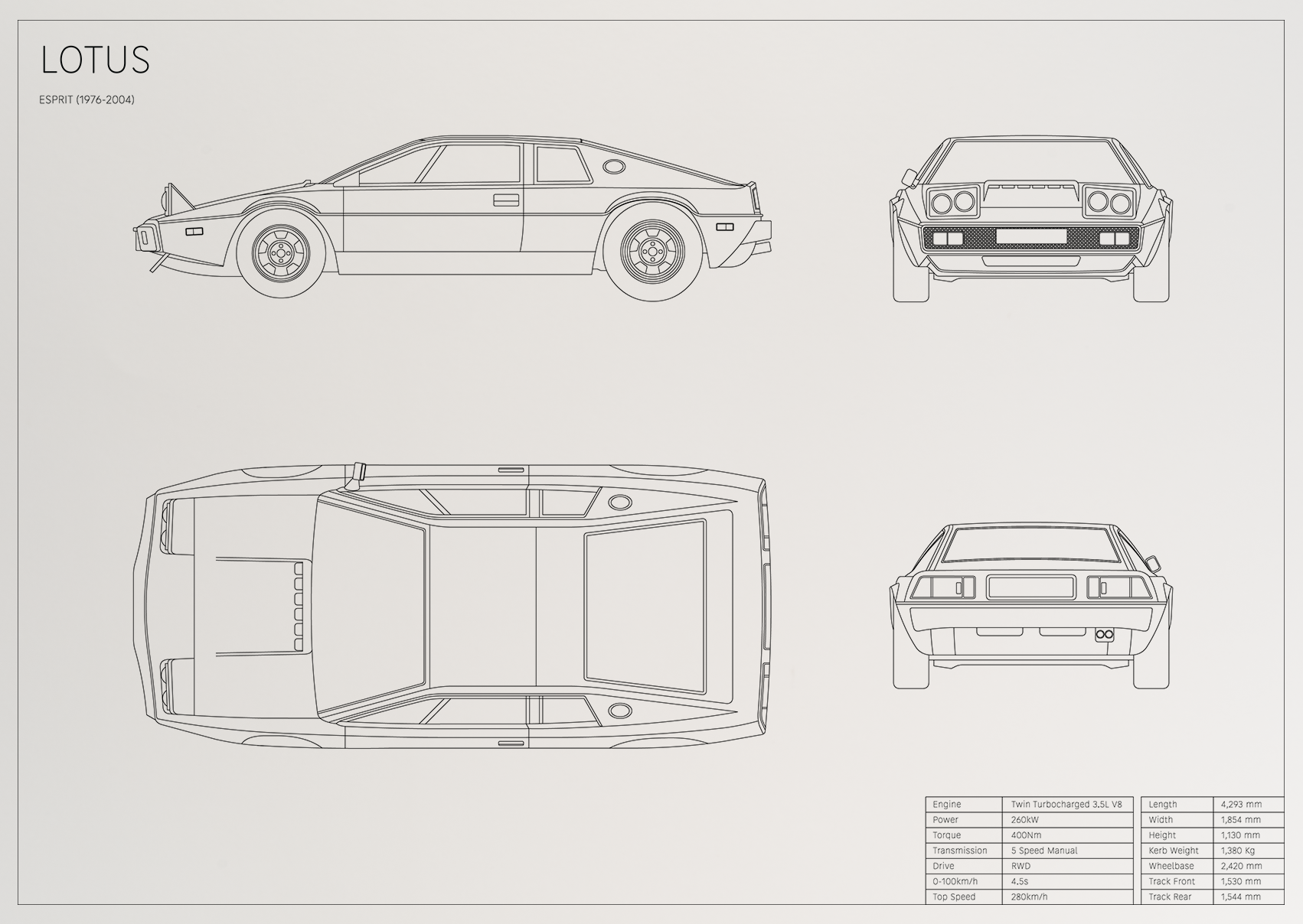 Lotus Esprit (1976 - 2004)
