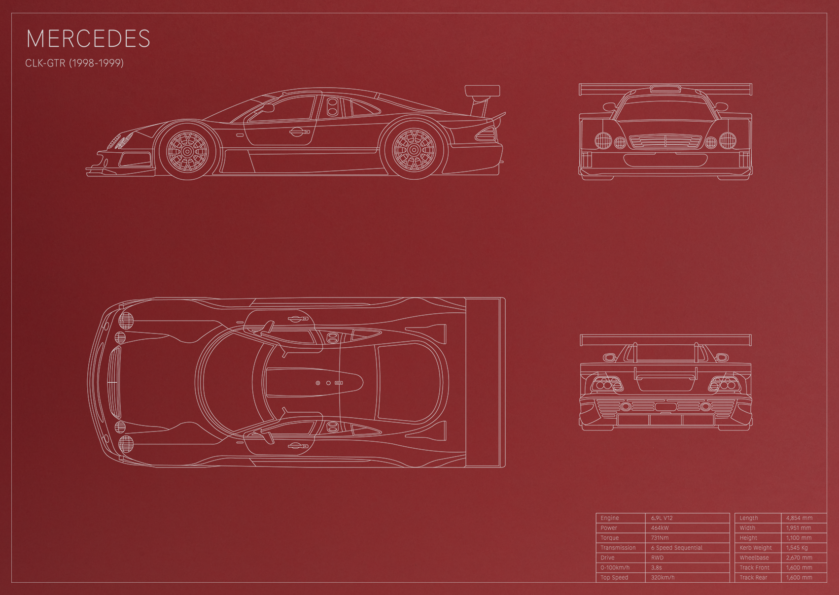 Mercedes CLK-GTR (1998 - 1999)