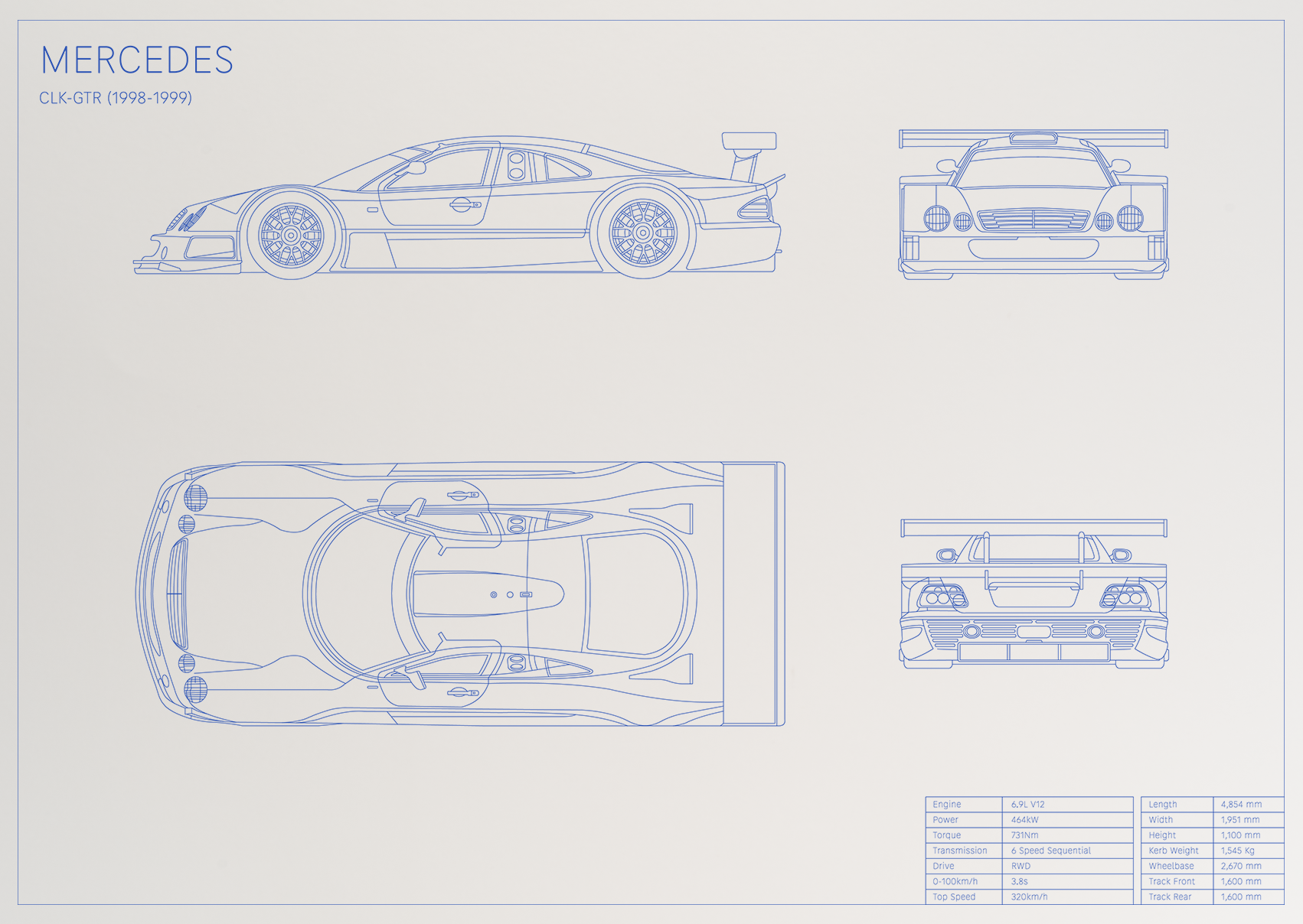 Mercedes CLK-GTR (1998 - 1999)