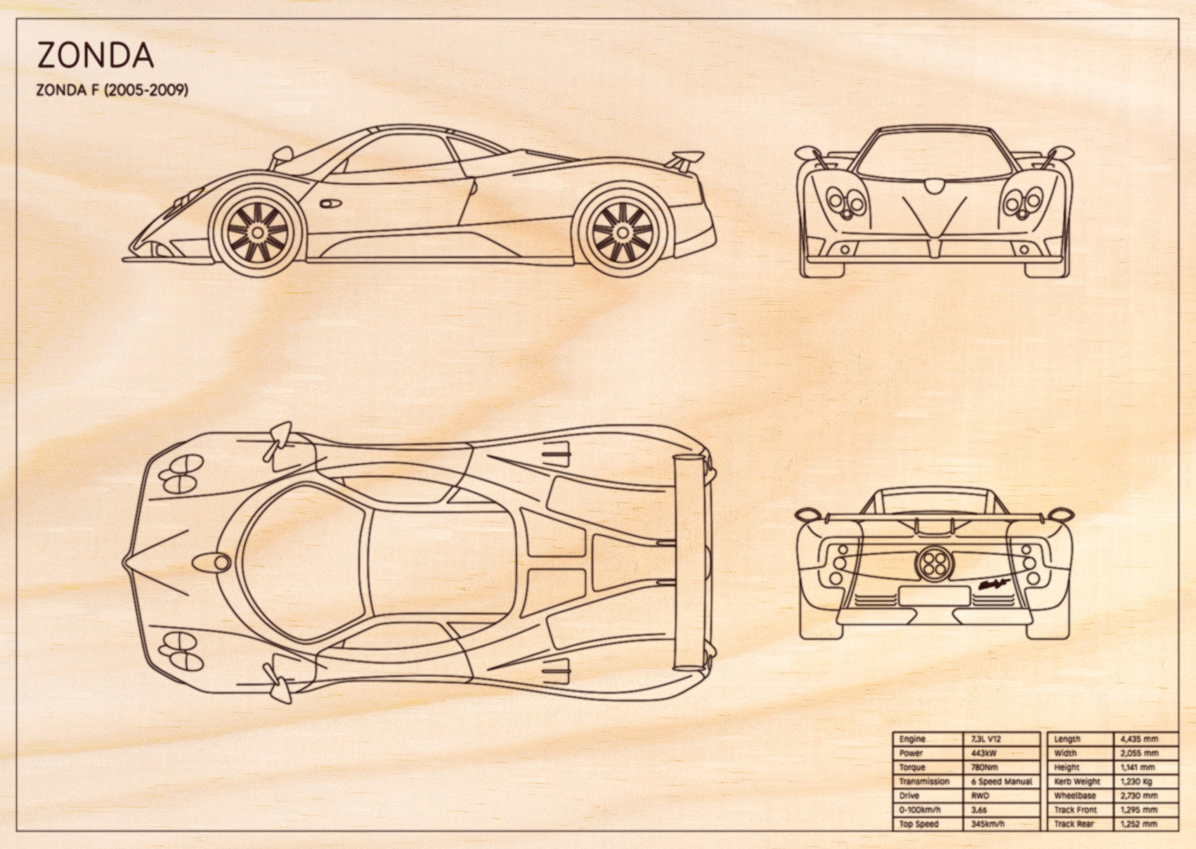 Pagani Zonda F (2005 - 2009)