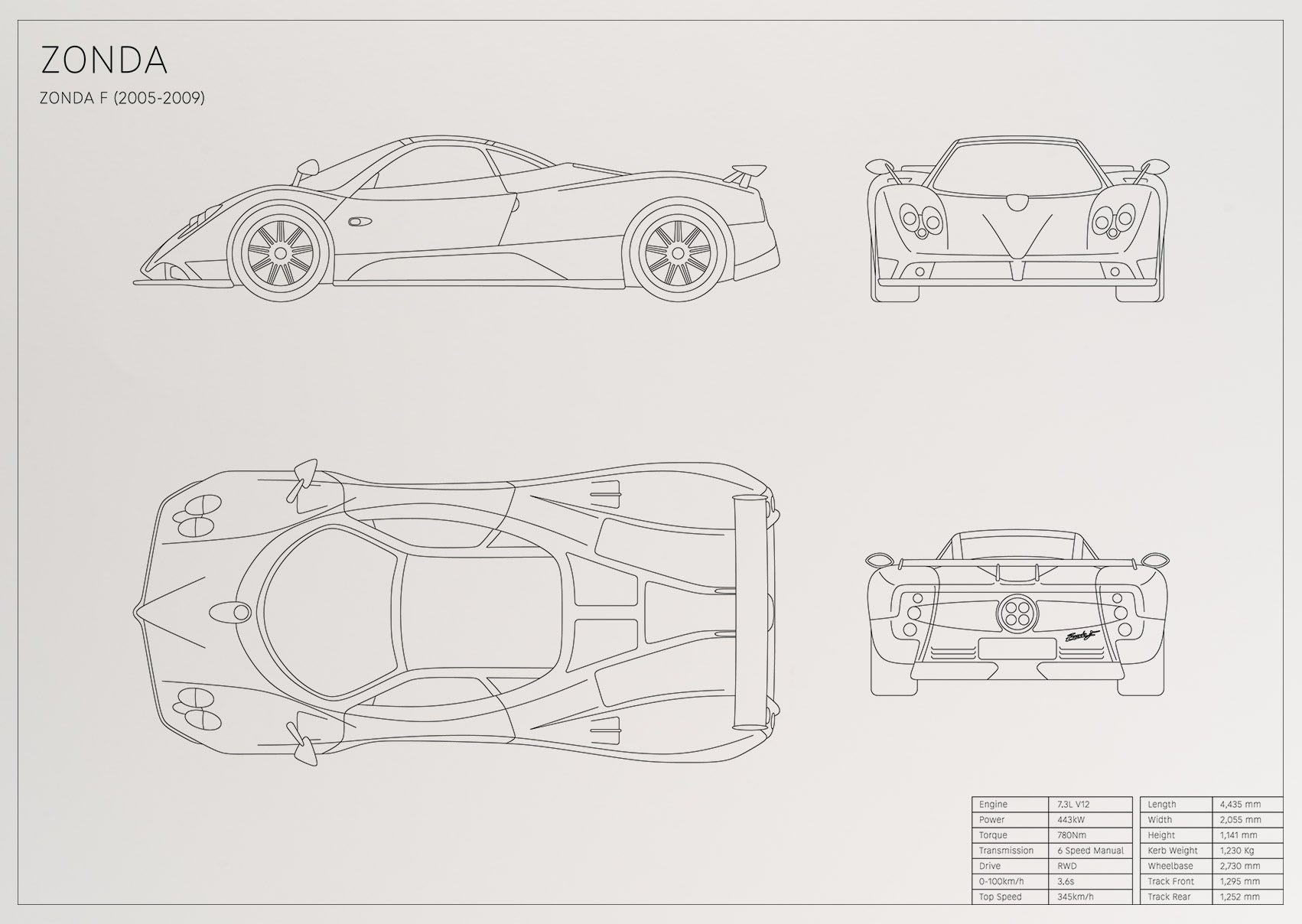 Pagani Zonda F (2005 - 2009)