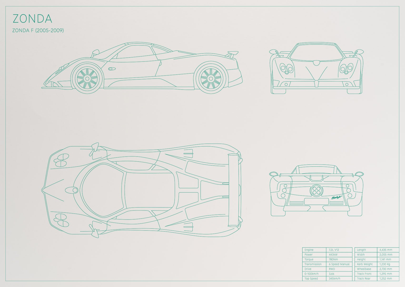 Pagani Zonda F (2005 - 2009)