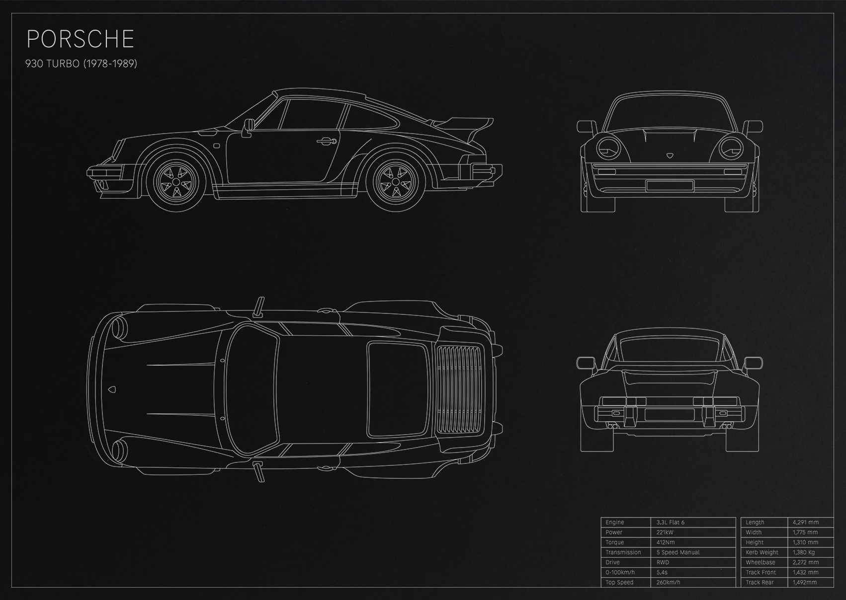Porsche 930 Turbo (1978 - 1989)