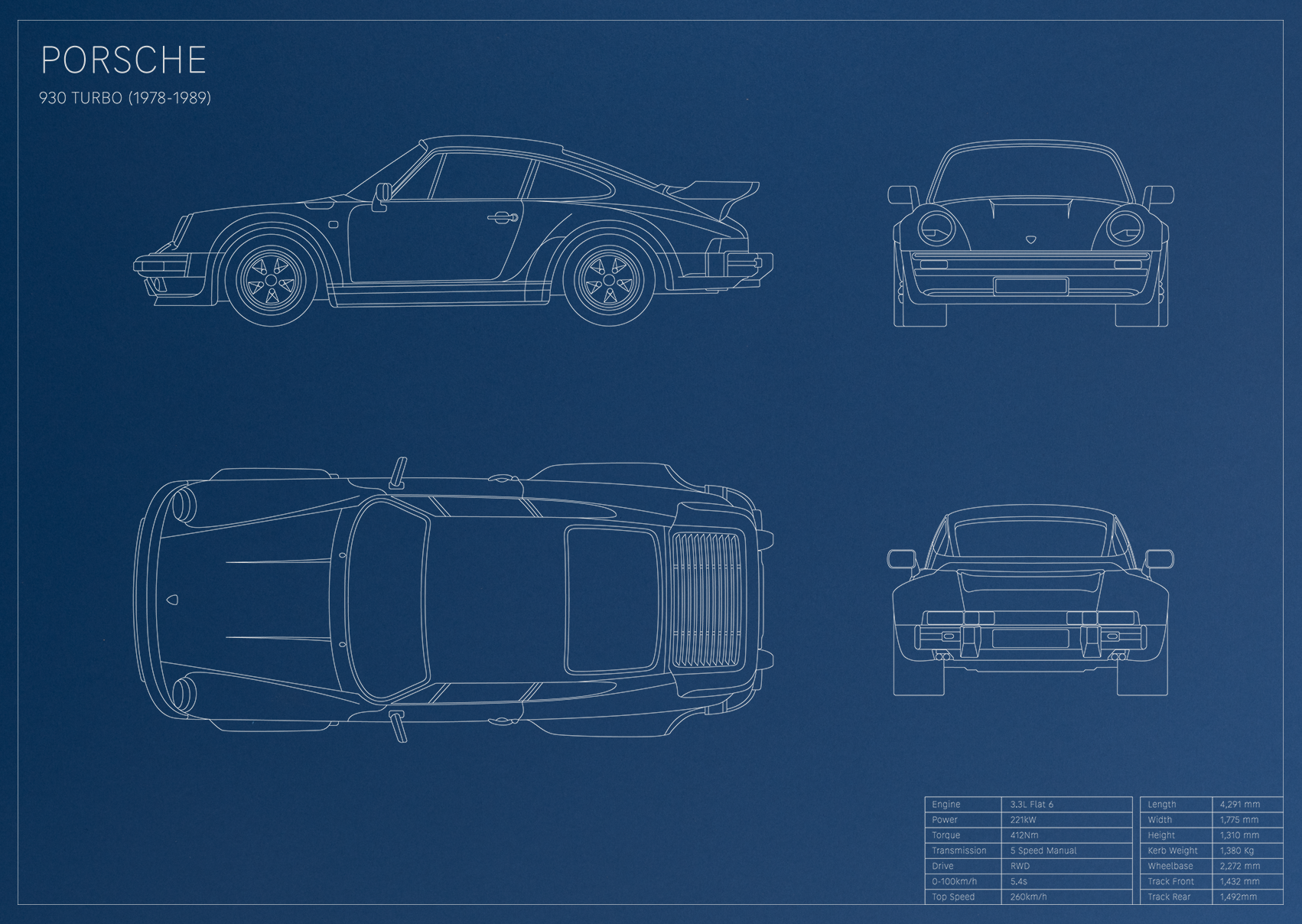 Porsche 930 Turbo (1978 - 1989)