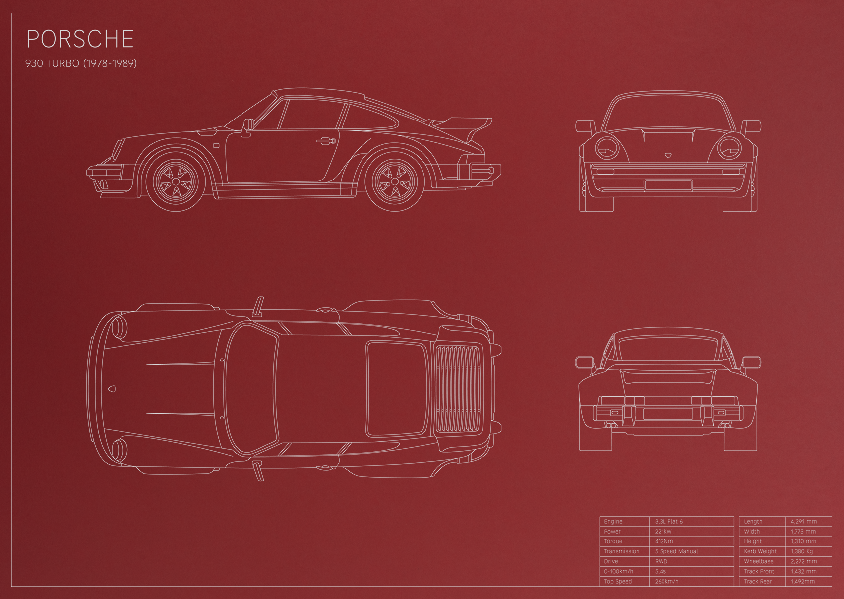 Porsche 930 Turbo (1978 - 1989)