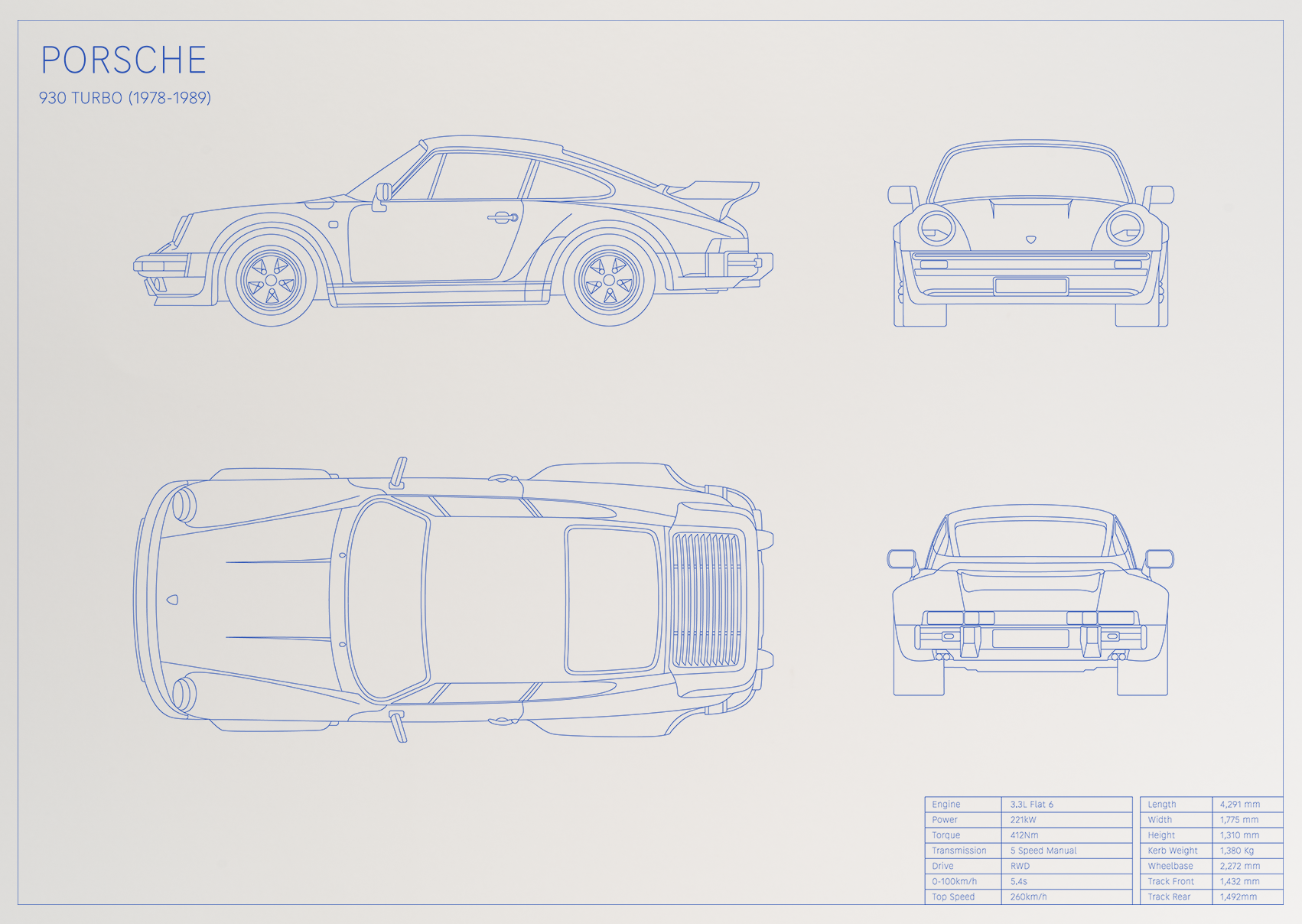 Porsche 930 Turbo (1978 - 1989)