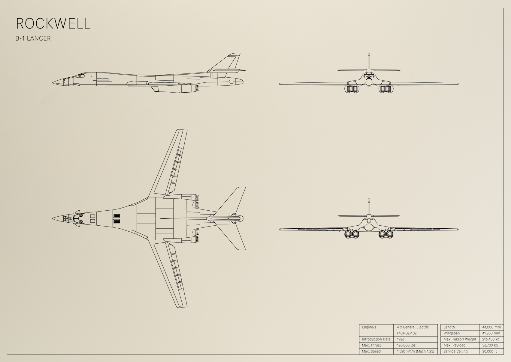 Rockwell B1 Lancer