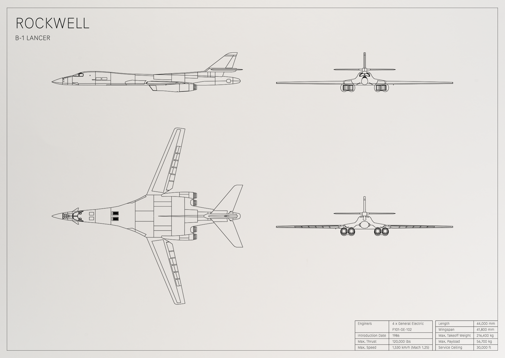 Rockwell B1 Lancer