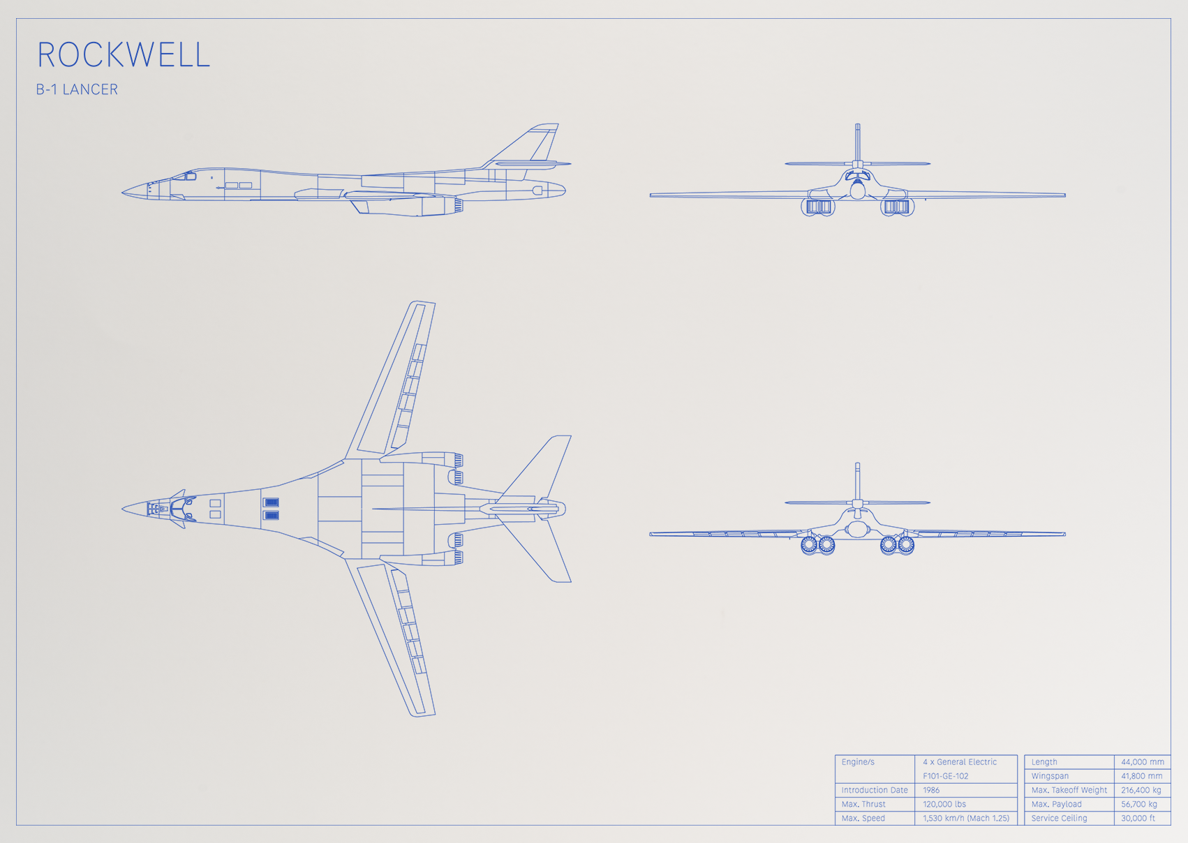 Rockwell B1 Lancer