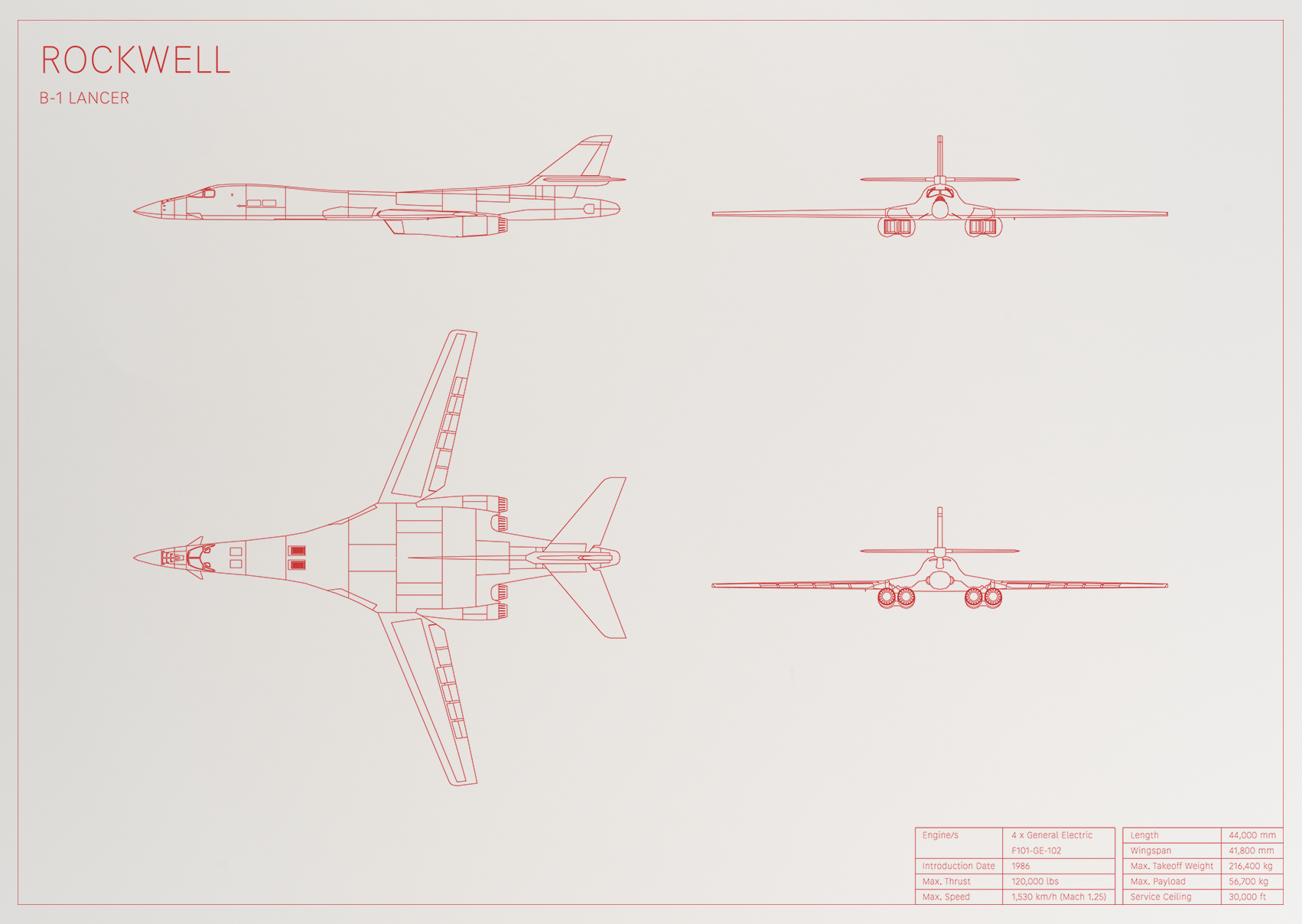 Rockwell B1 Lancer