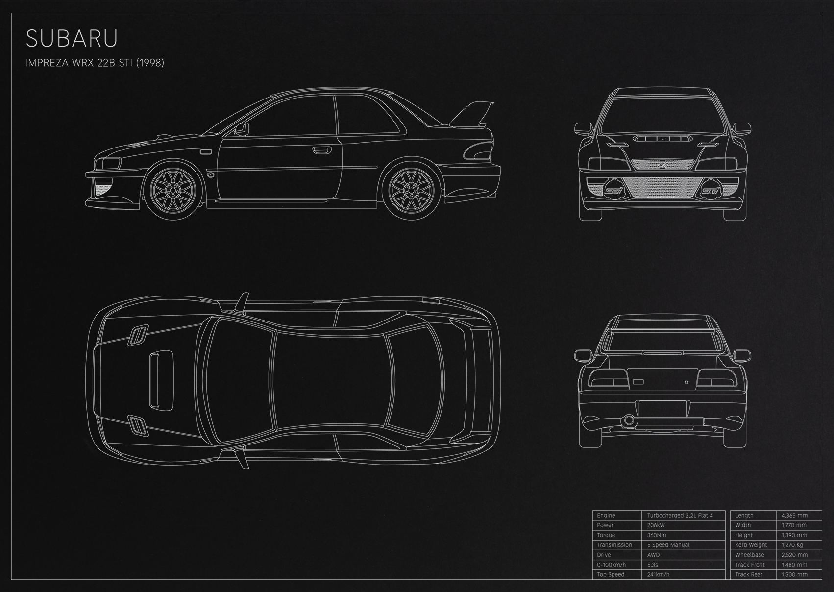 Subaru Impreza WRX 22B STI (1998)