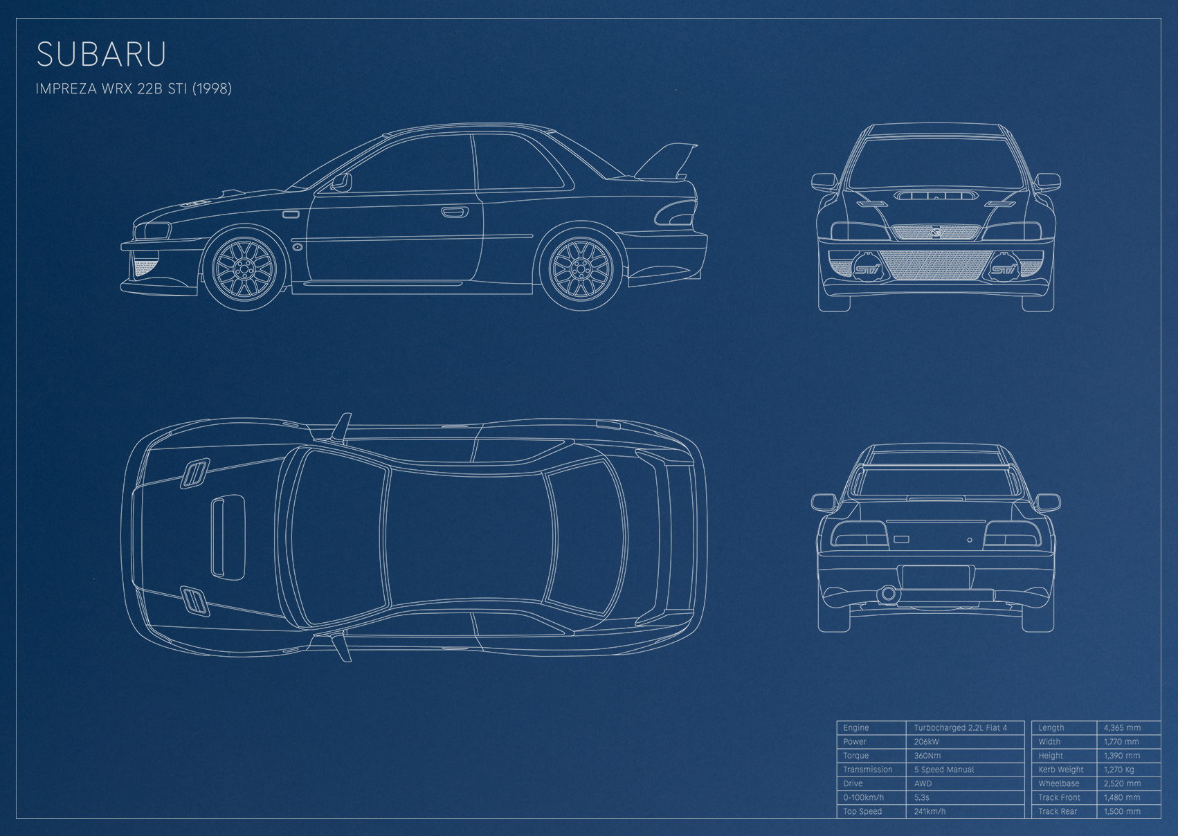 Subaru Impreza WRX 22B STI (1998)