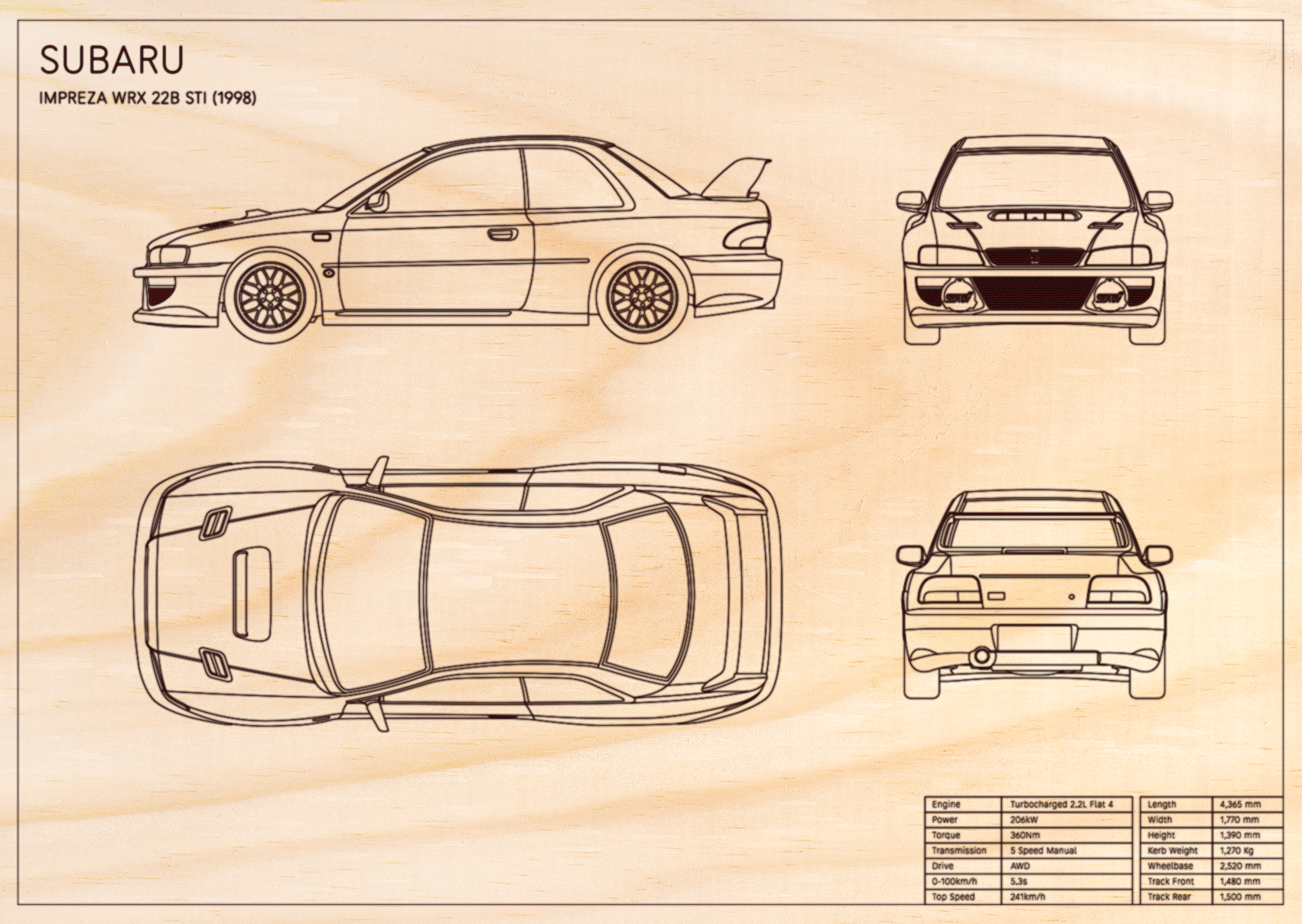 Subaru Impreza WRX 22B STI (1998)