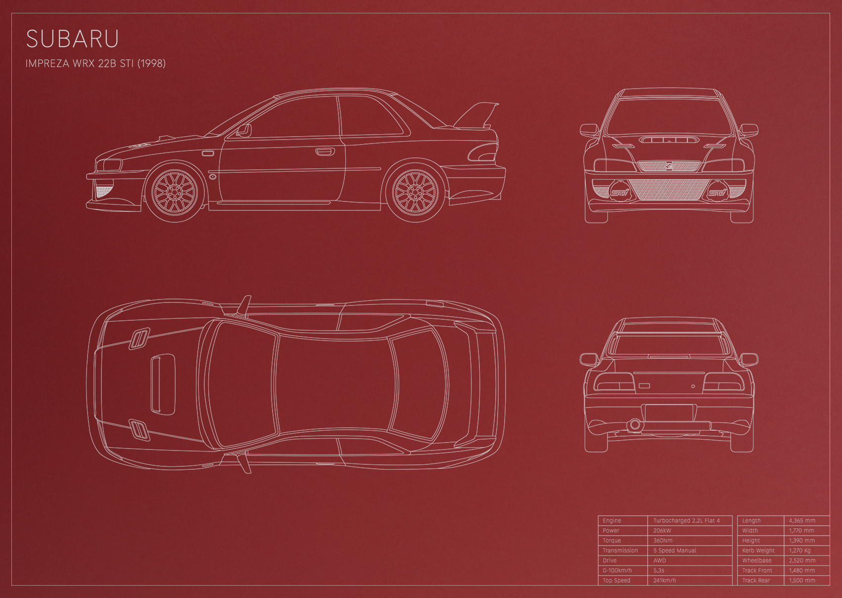 Subaru Impreza WRX 22B STI (1998)