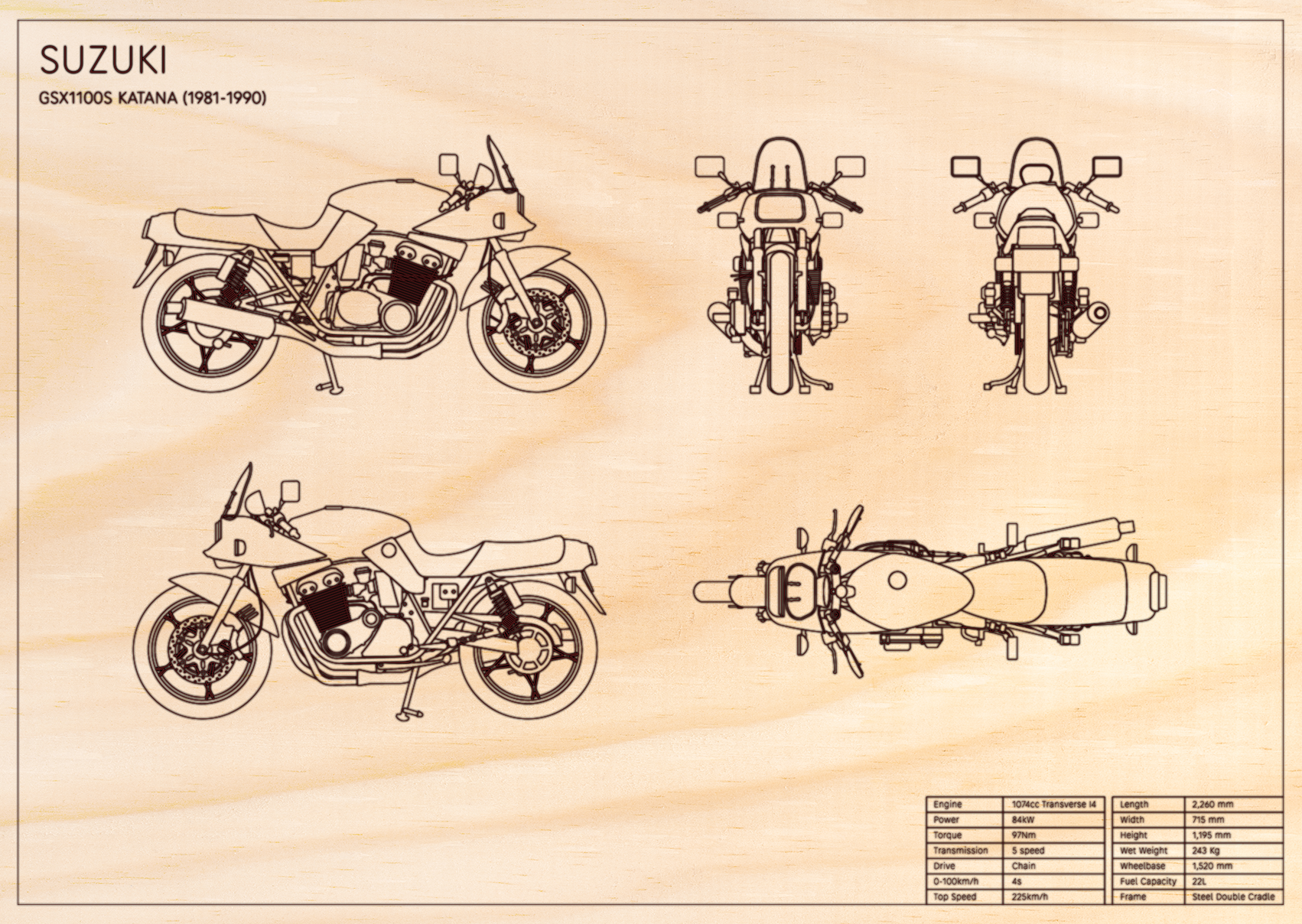 Suzuki GSX1100S Katana (1981 - 1990)
