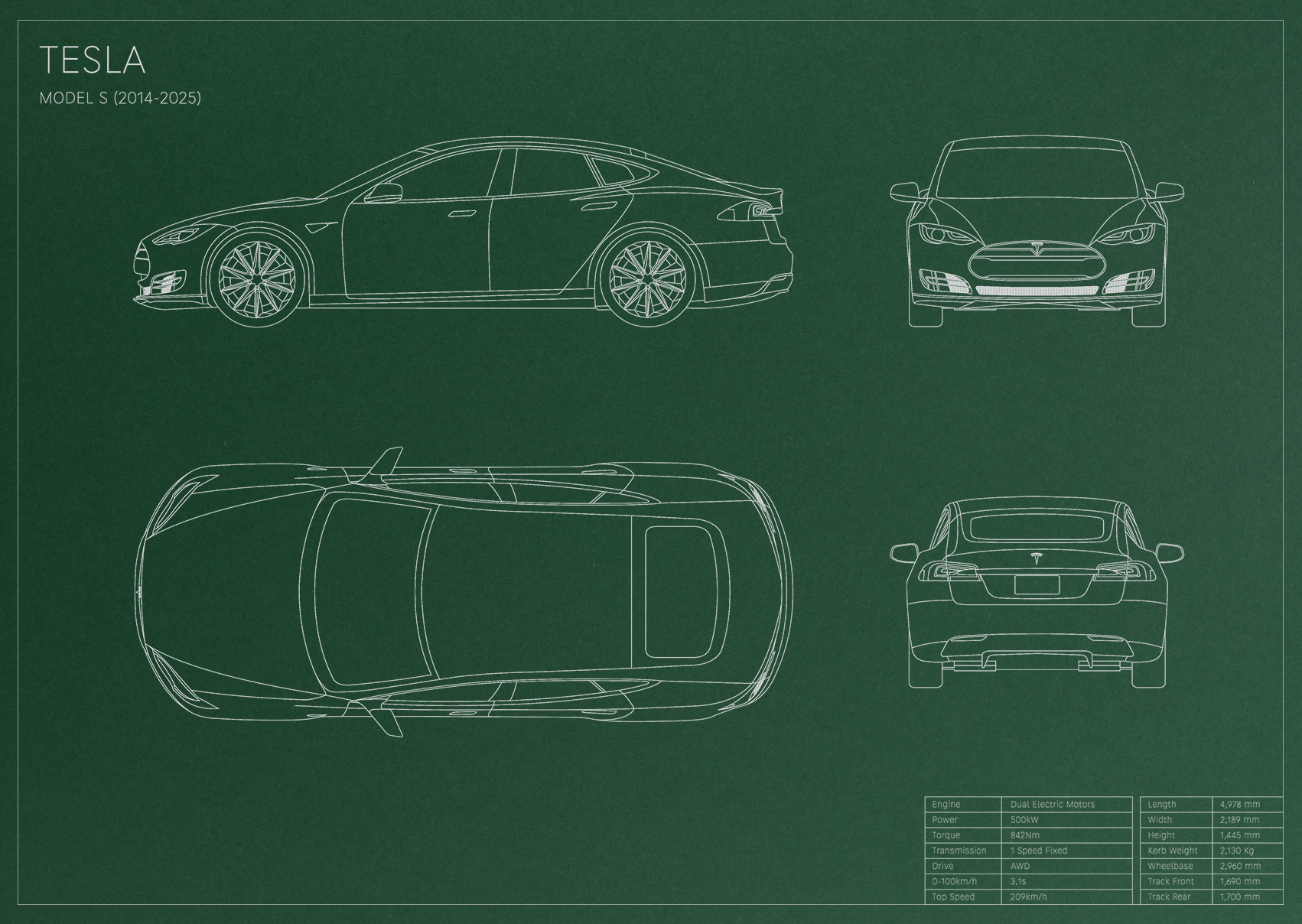 Tesla Model S (2014 - 2025)