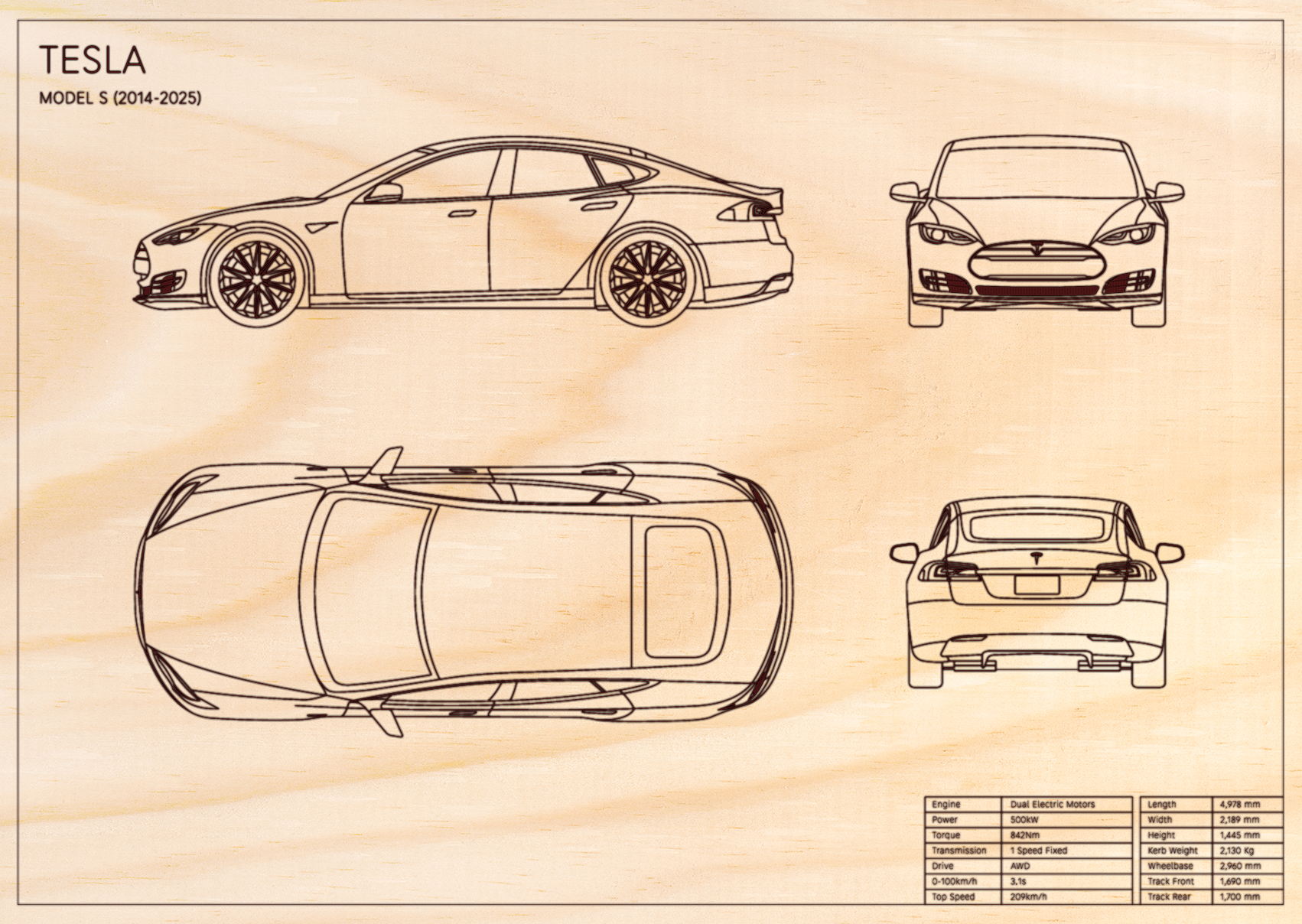 Tesla Model S (2014 - 2025)