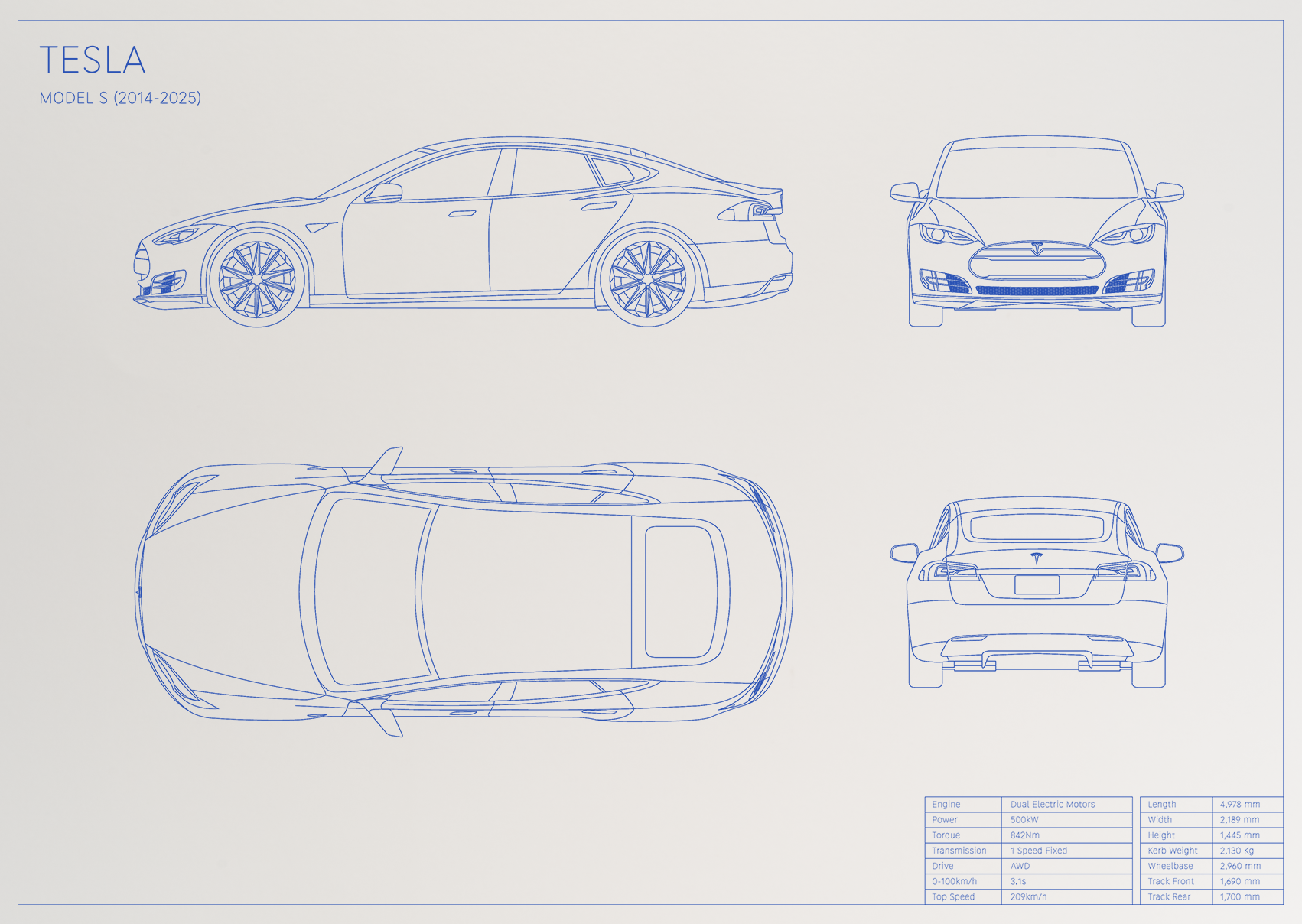 Tesla Model S (2014 - 2025)