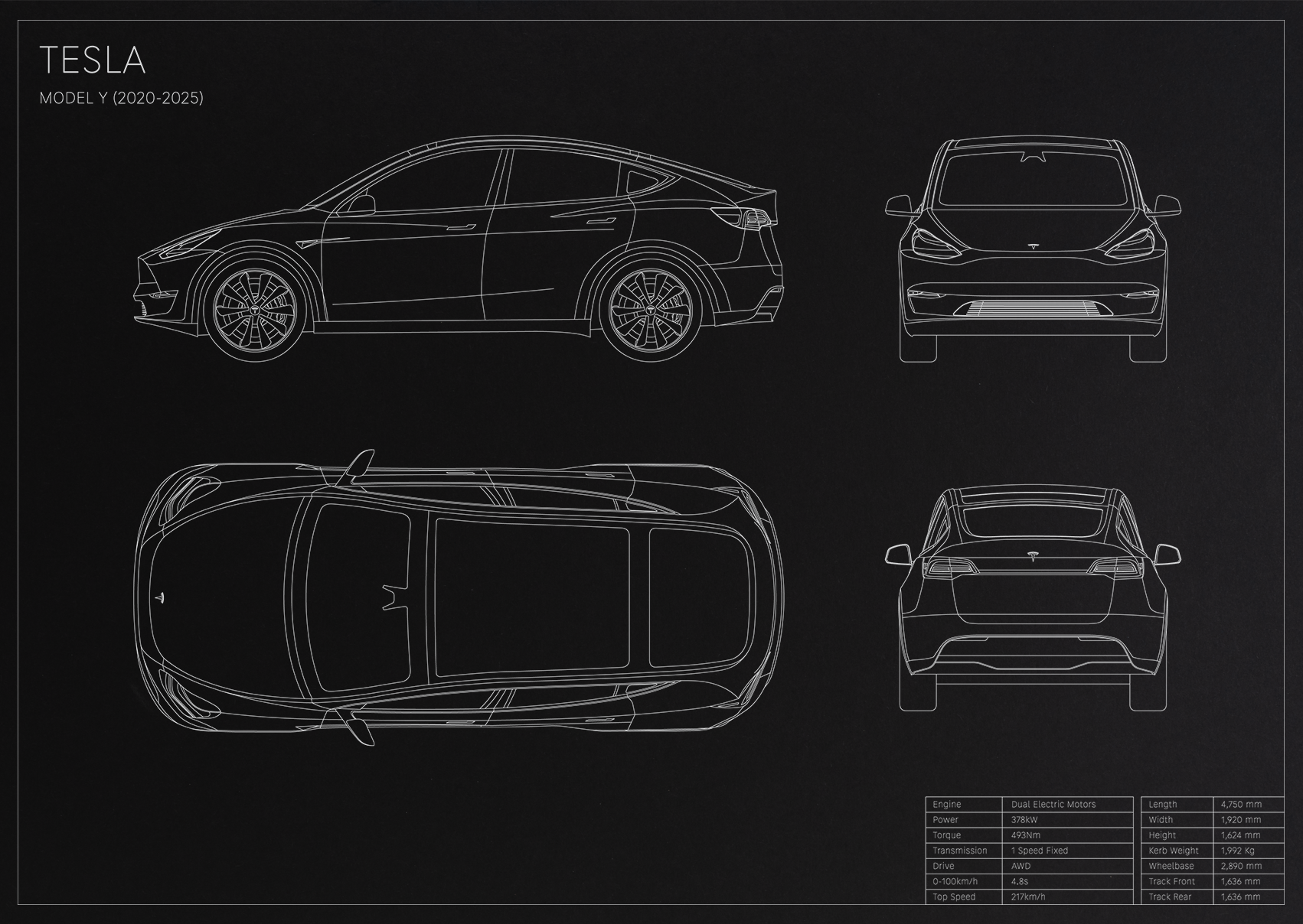 Tesla Model Y (2020 - 2025)