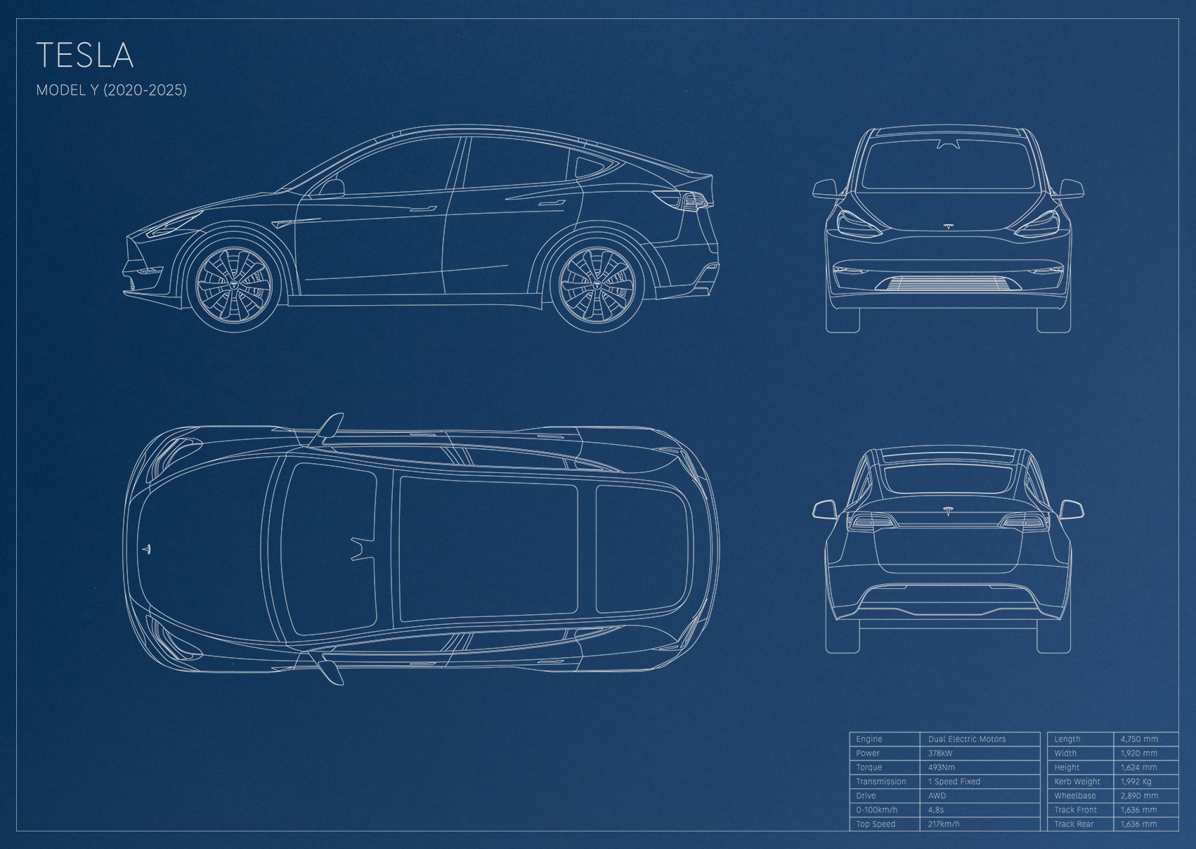 Tesla Model Y (2020 - 2025)