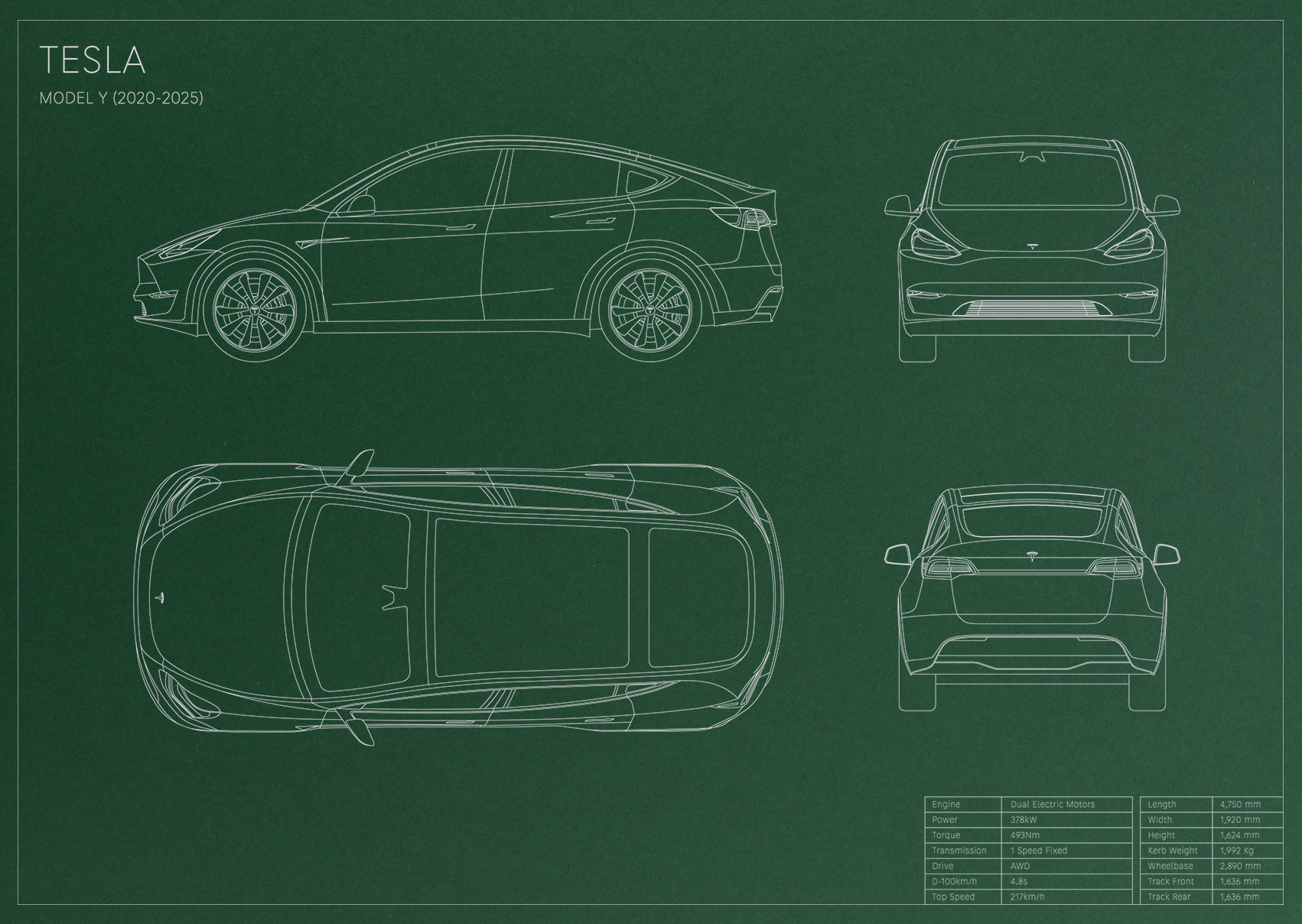 Tesla Model Y (2020 - 2025)