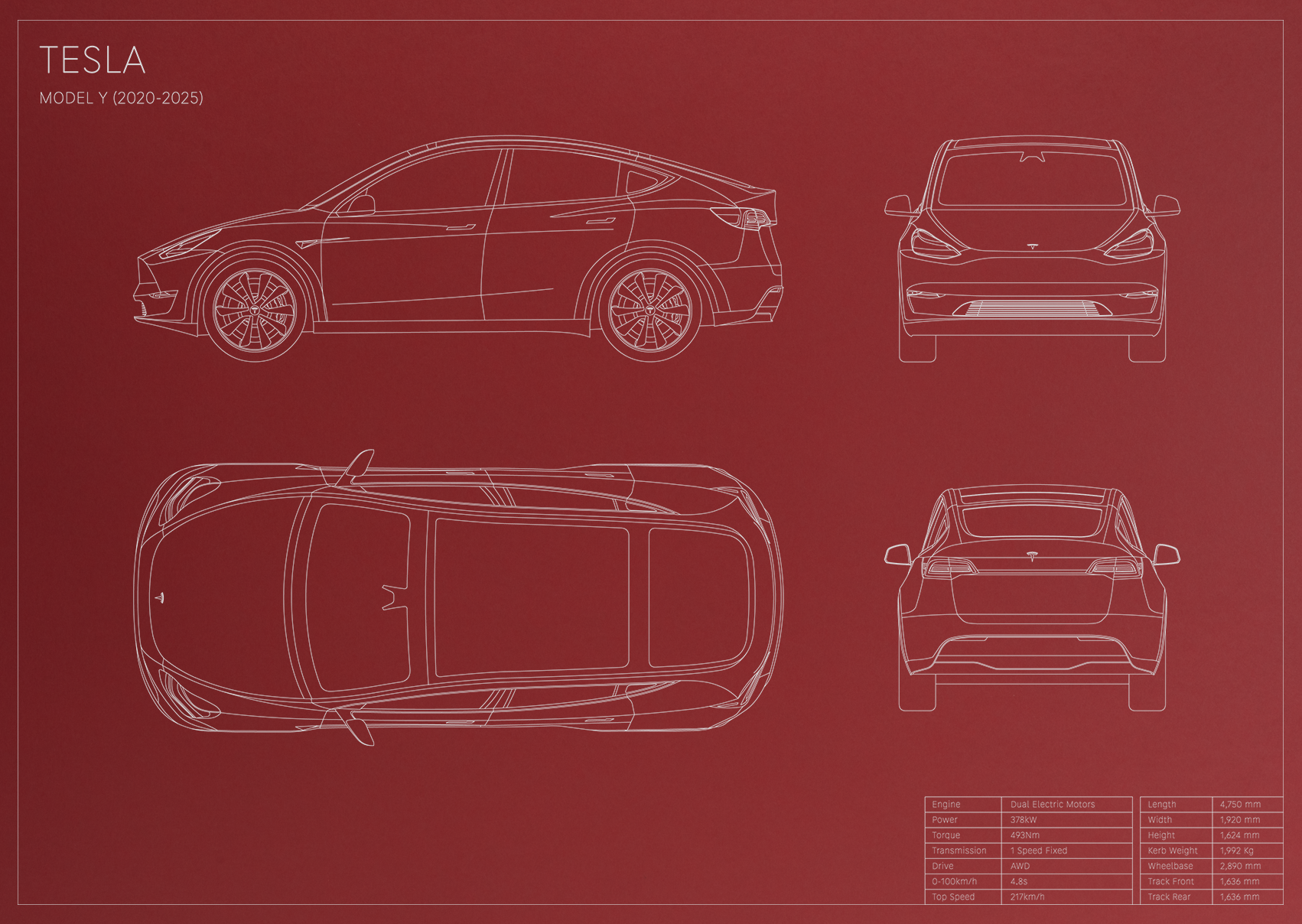 Tesla Model Y (2020 - 2025)