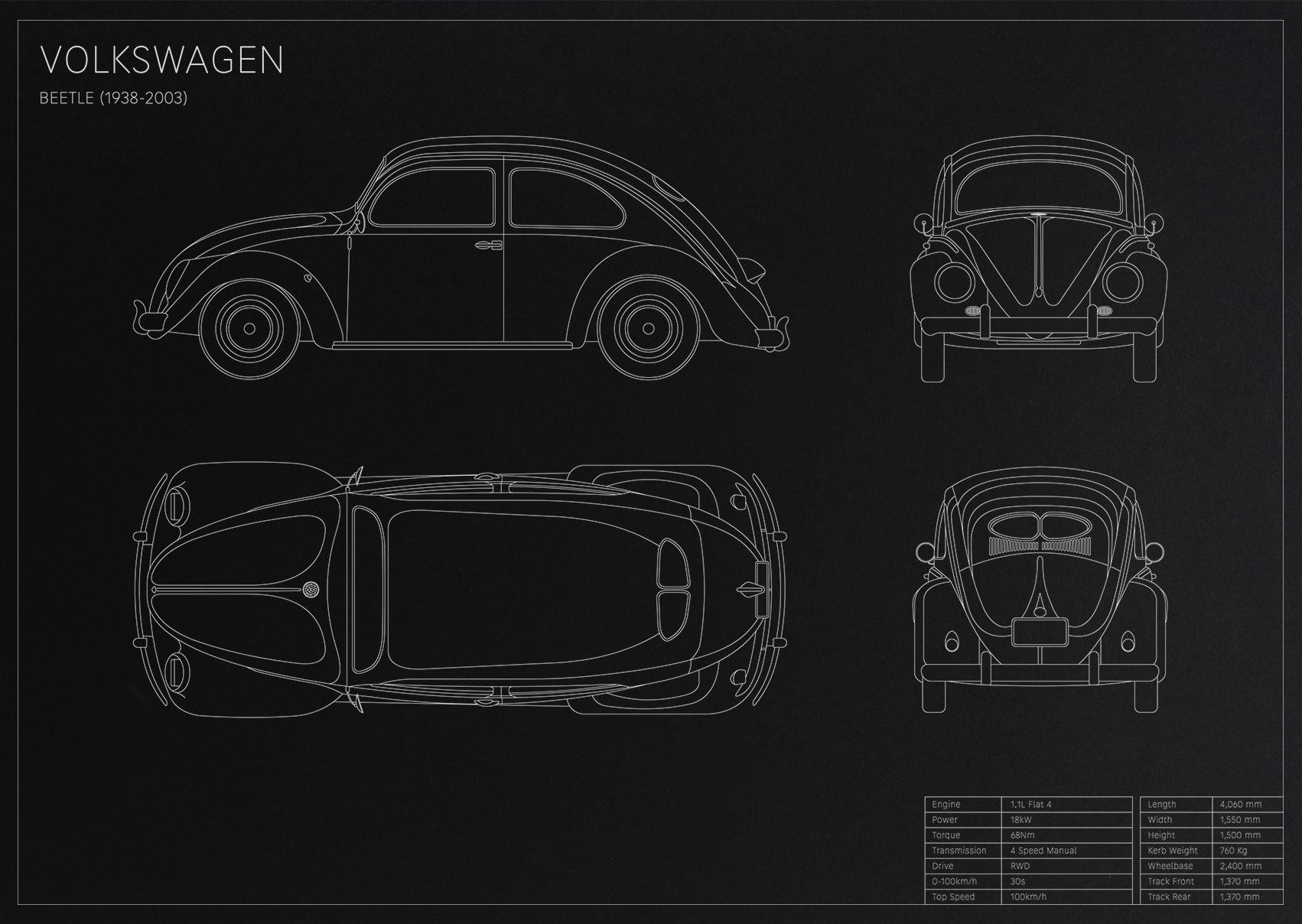 Volkswagen Beetle (1938 - 2003)