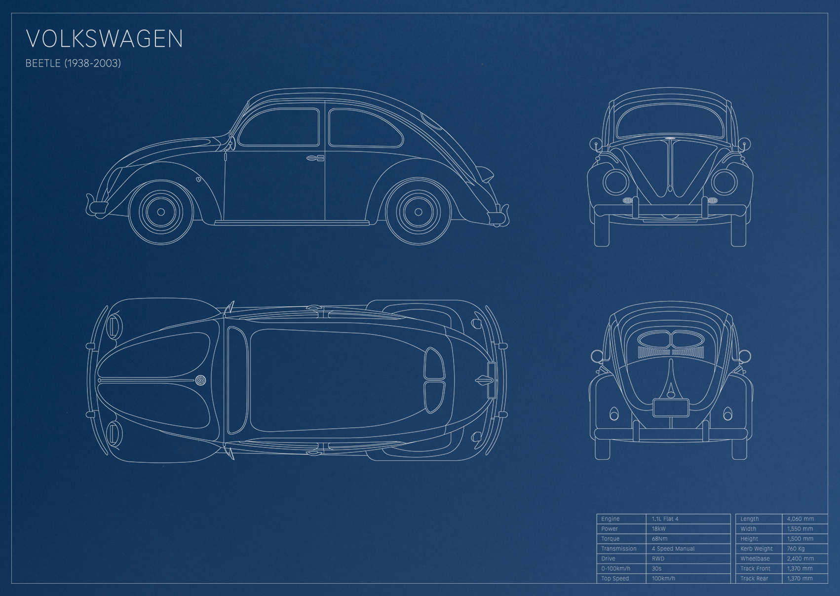 Volkswagen Beetle (1938 - 2003)