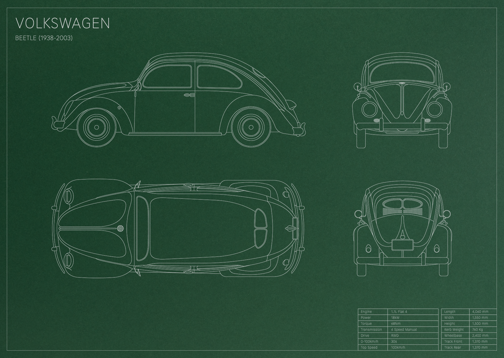 Volkswagen Beetle (1938 - 2003)