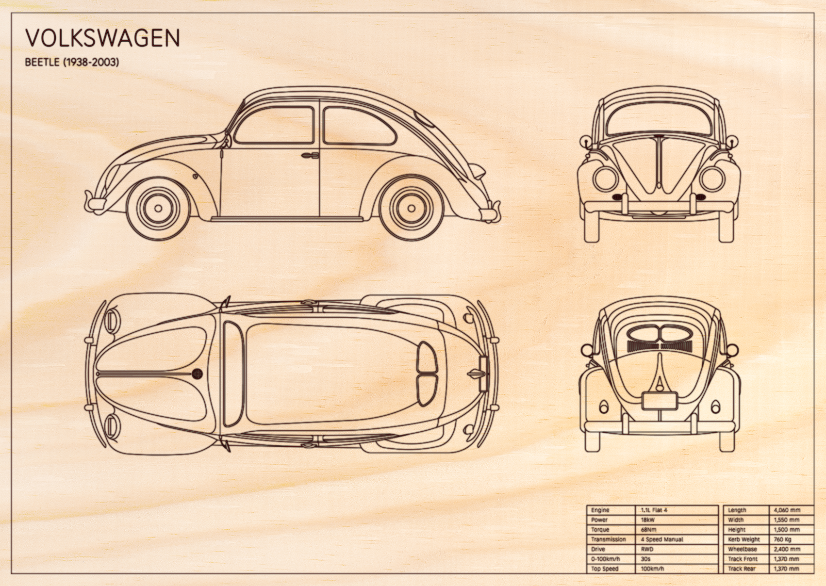 Volkswagen Beetle (1938 - 2003)