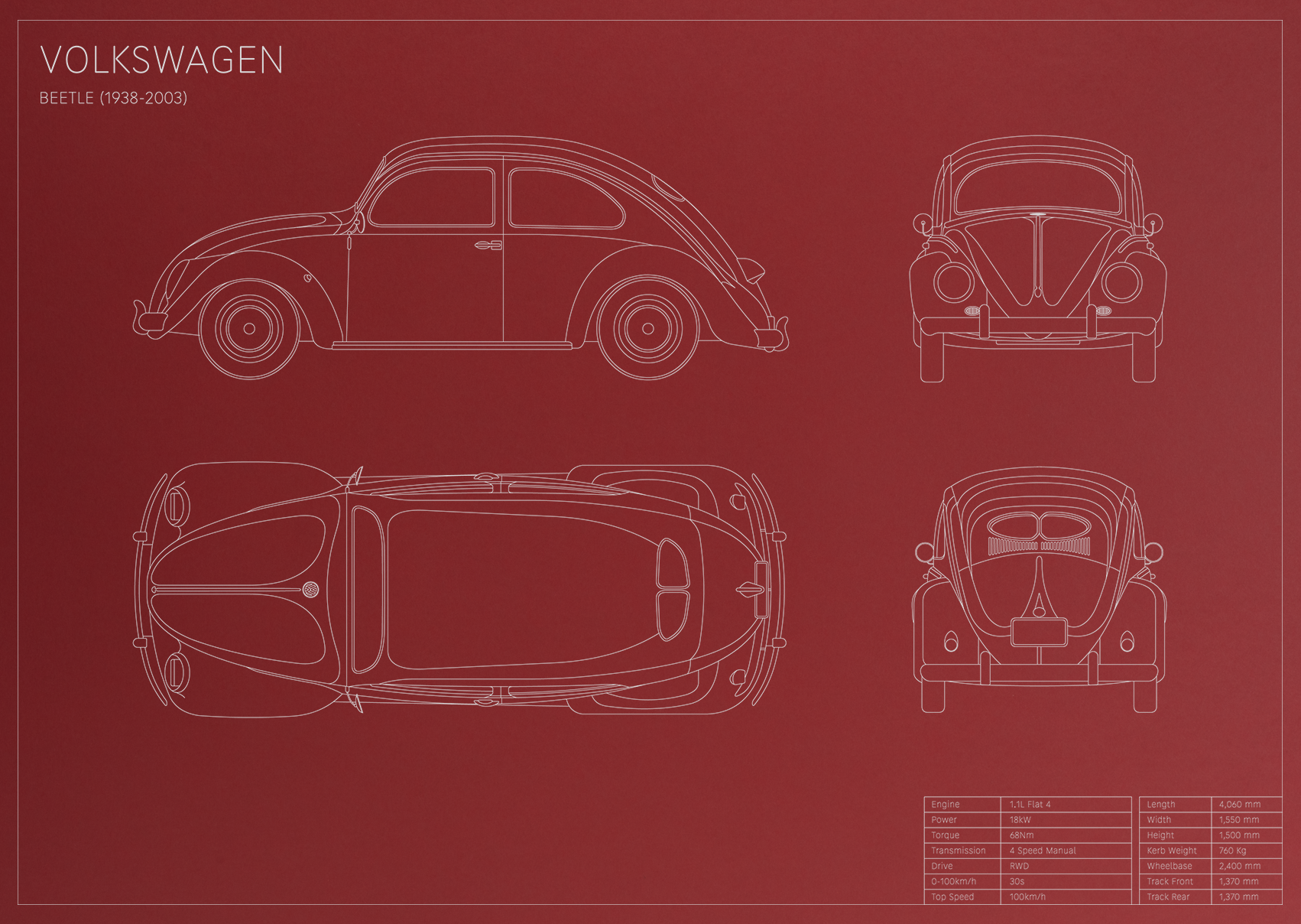 Volkswagen Beetle (1938 - 2003)