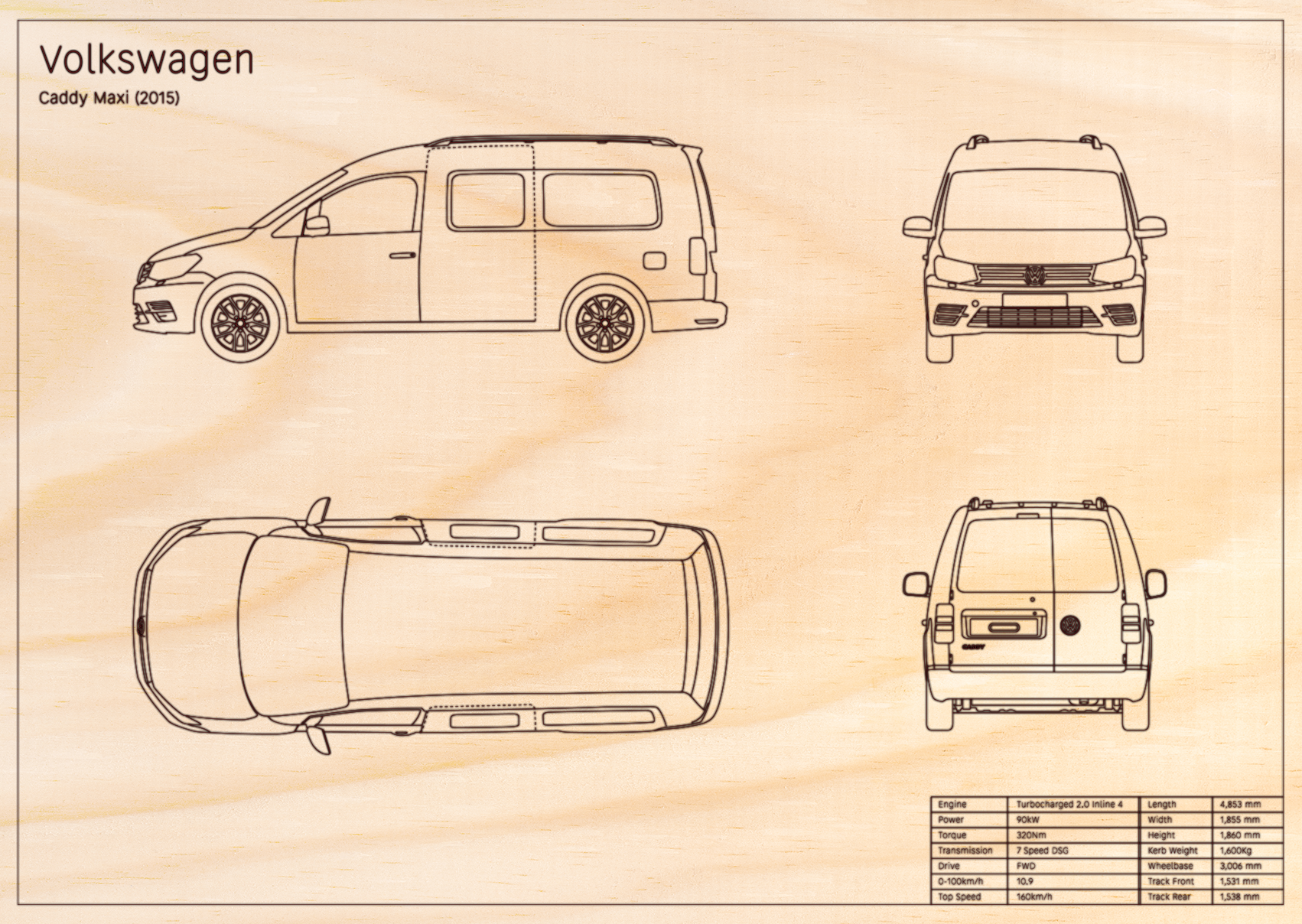 Volkswagen Caddy Maxi (2015)